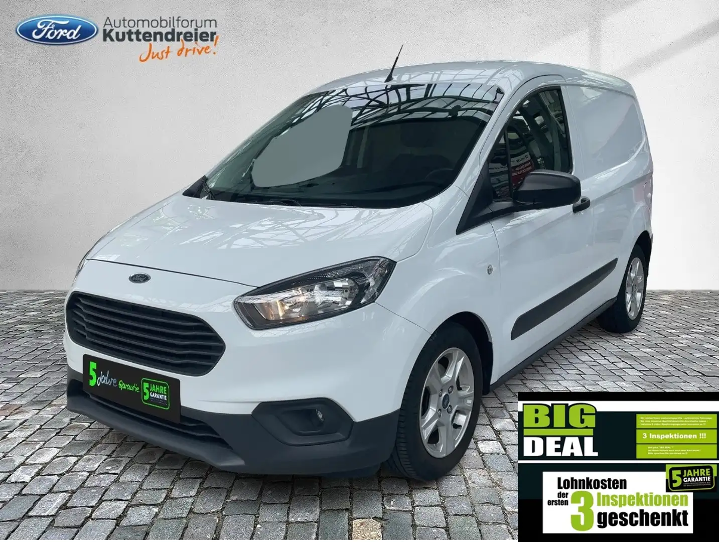 Ford Transit Courier 1.0 EcoBoost Trend Weiß - 1