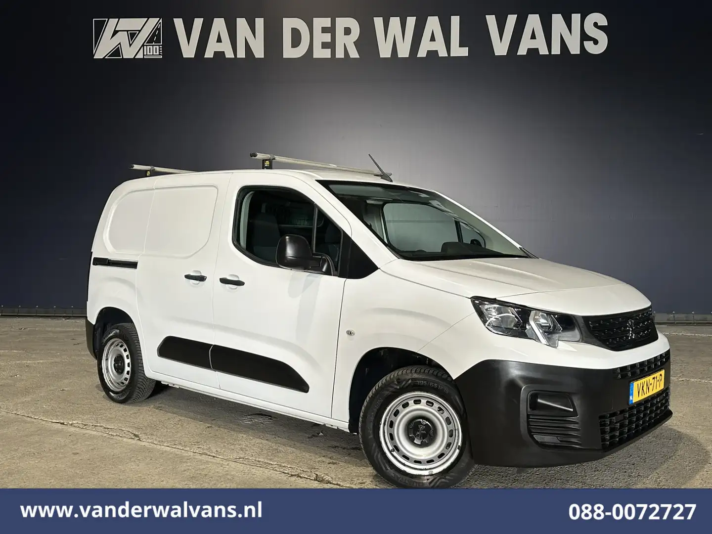 Peugeot Partner 1.5 BlueHDI L1H1 Euro6 Airco | Dakdragers | zijdeu Blanc - 1