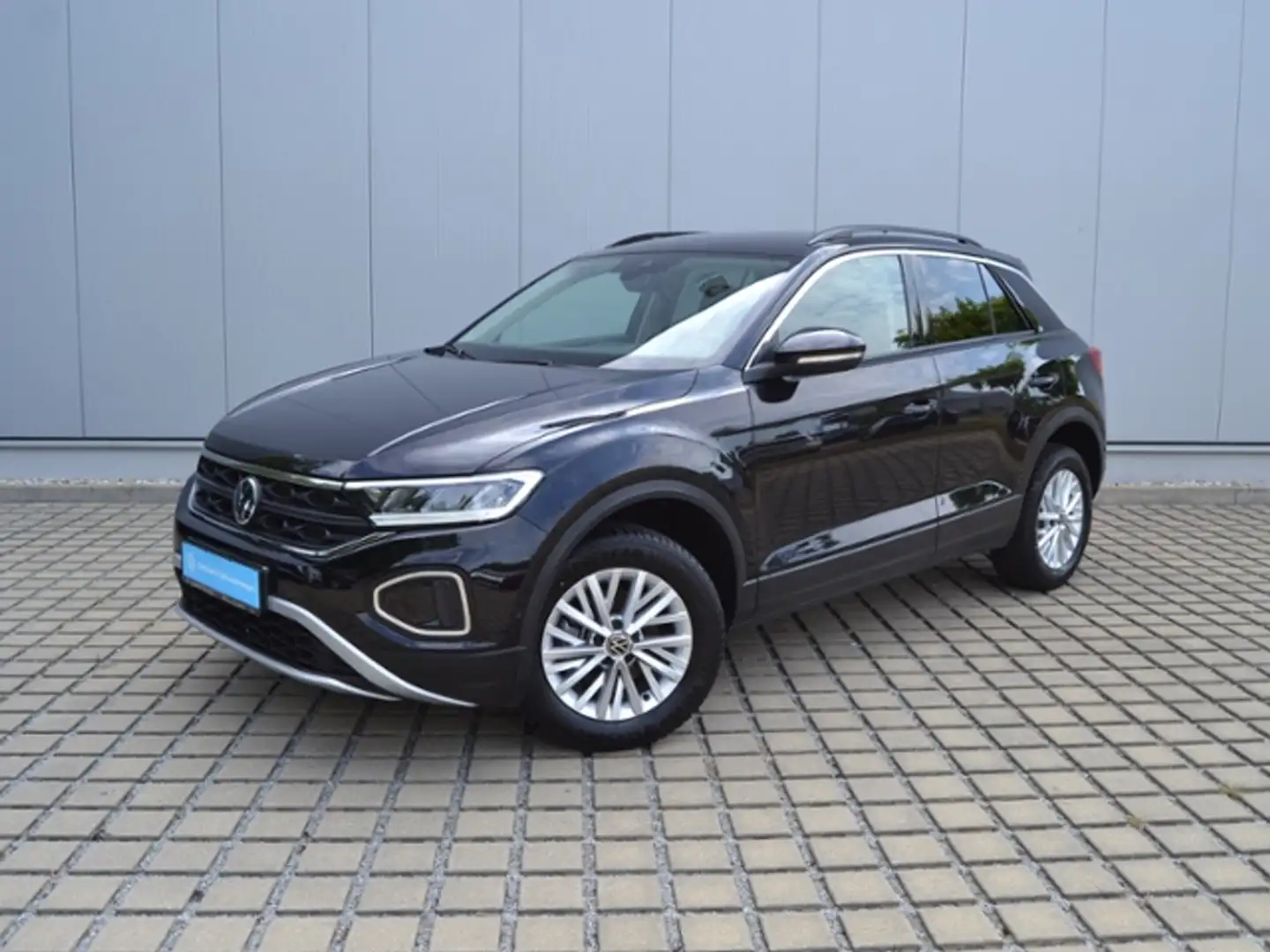 Volkswagen T-Roc 1.0 TSI Life LED/NAVI+VZE/16-ZOLL/PARK-ASSIST/CLI Schwarz - 2