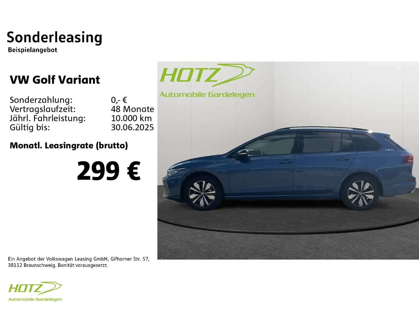 Volkswagen Golf Variant Golf VIII Variant 1.5 TSI Goal LED+/AHK/REAR Azul - 2