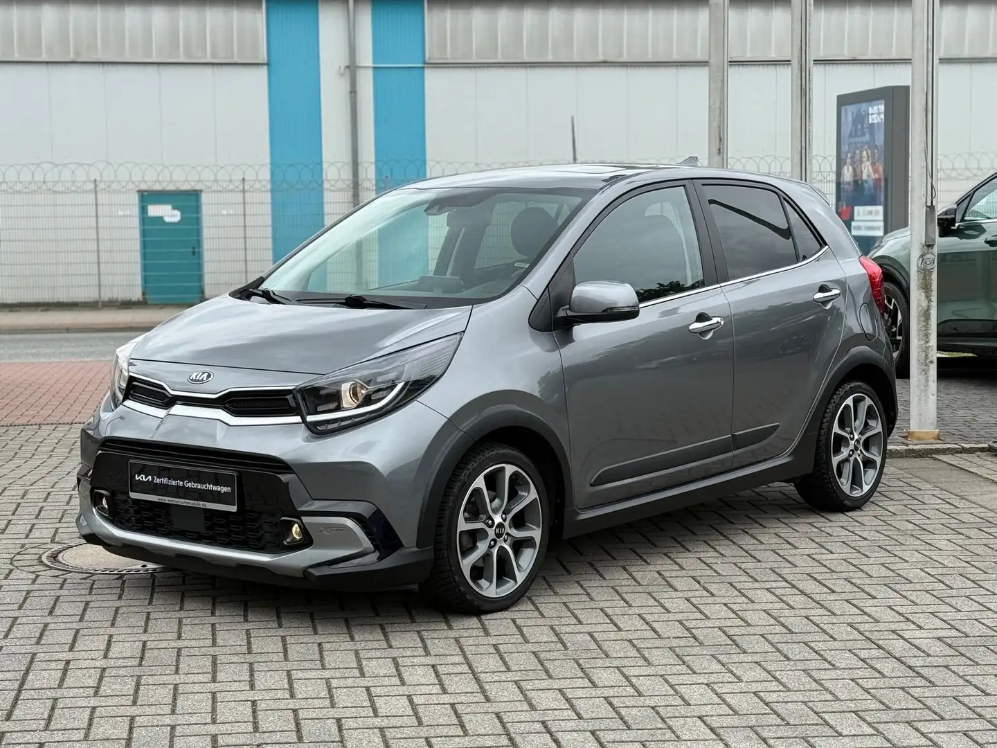Kia Picanto 1.0 T-GDI X-Line~Allwetterreifen~RFK~SHZ Grey - 1