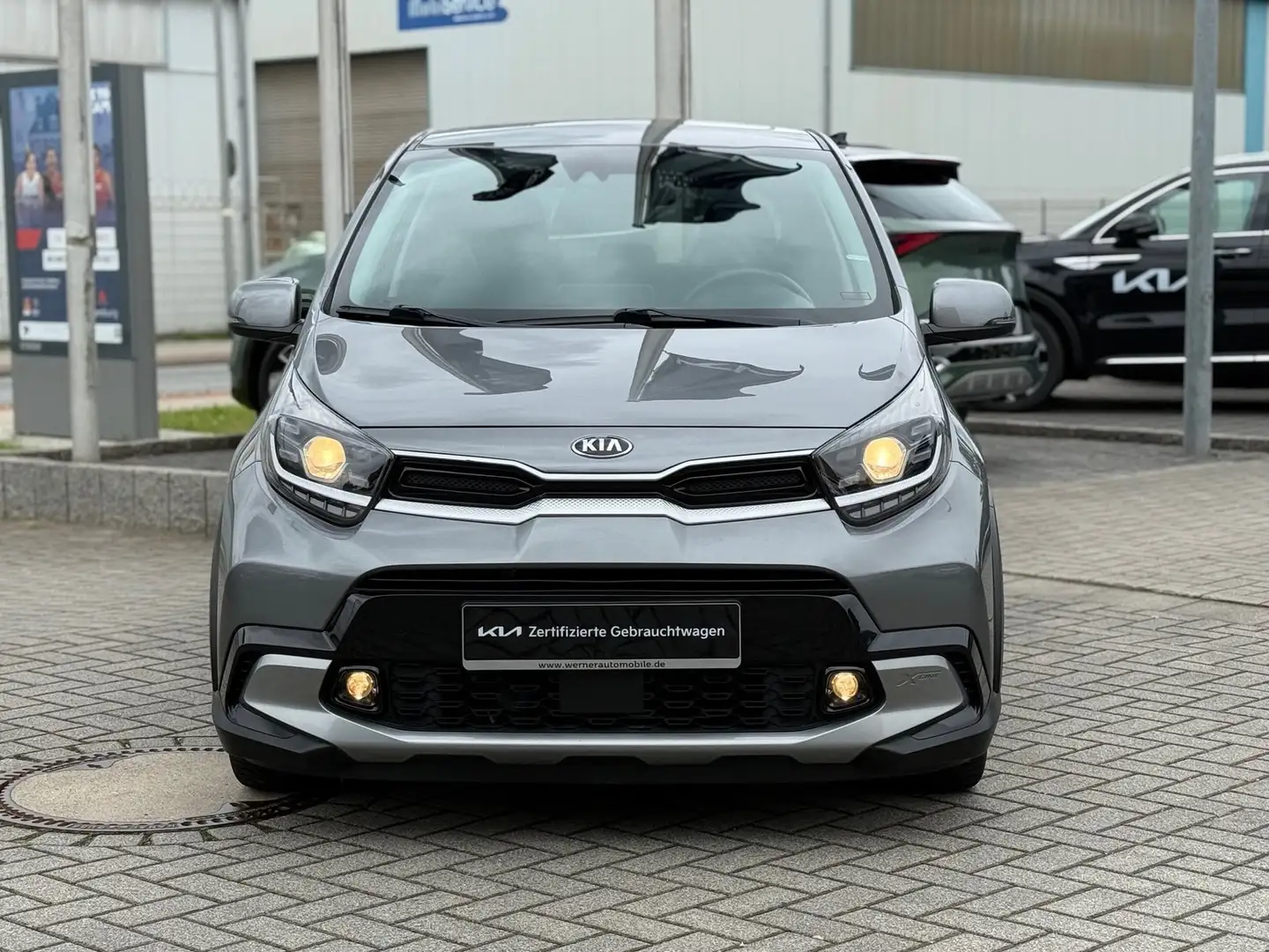 Kia Picanto 1.0 T-GDI X-Line~Allwetterreifen~RFK~SHZ Grijs - 2