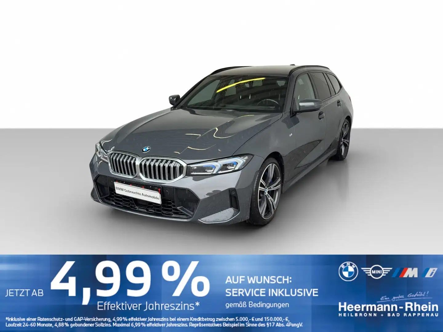 BMW 320 dA xDrive Tour. M Sport LiveCock.Standh.ACC. Gris - 2