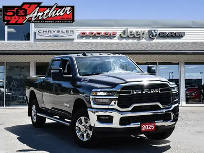 Gray 2025 RAM 2500 Pickup Truck Four-Wheel Drive 8-Speed Automatic