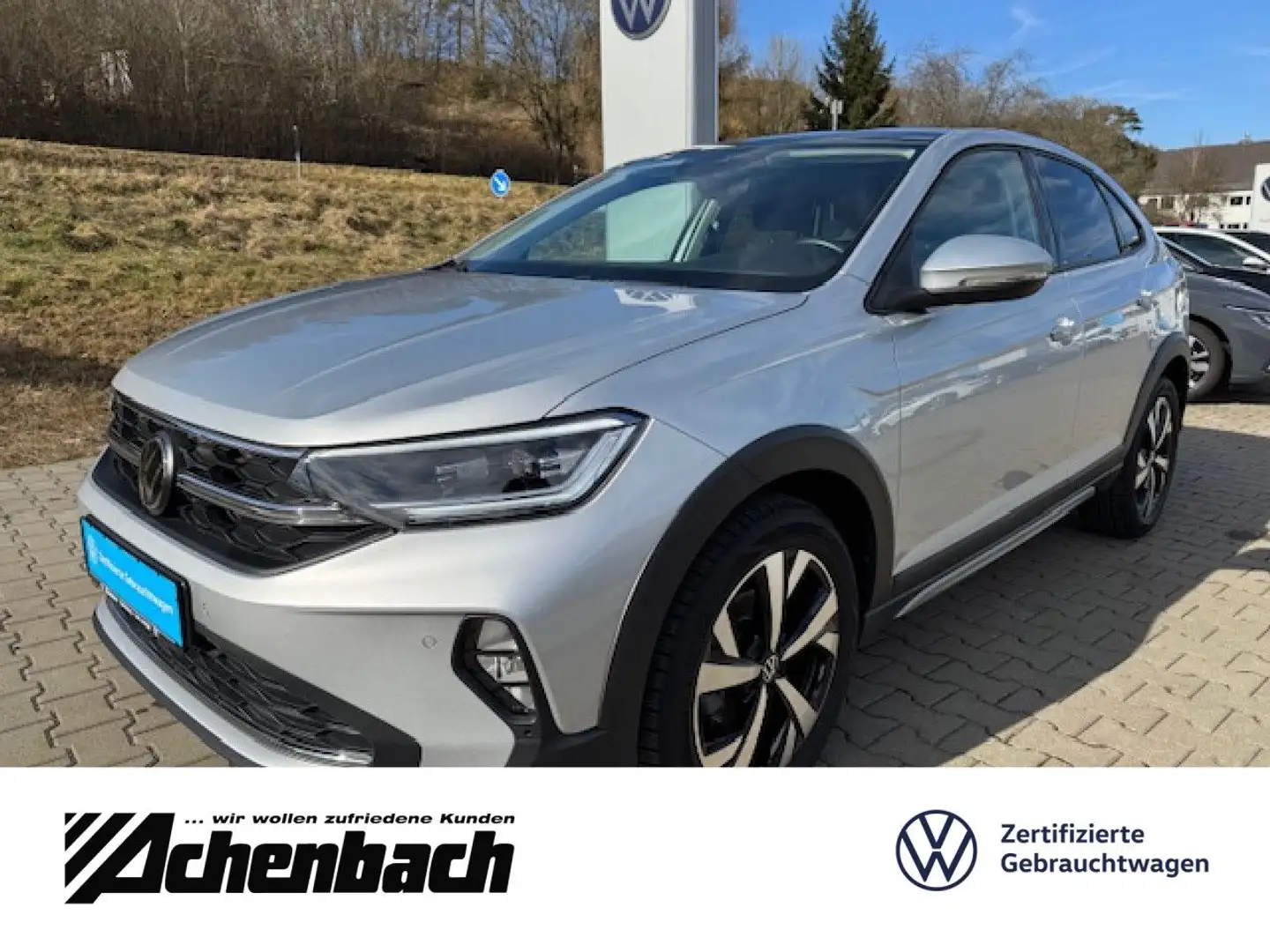 Volkswagen Taigo Style 1.0 TSI IQ-Light,AHK, Rear View ,SHZ Silber - 1