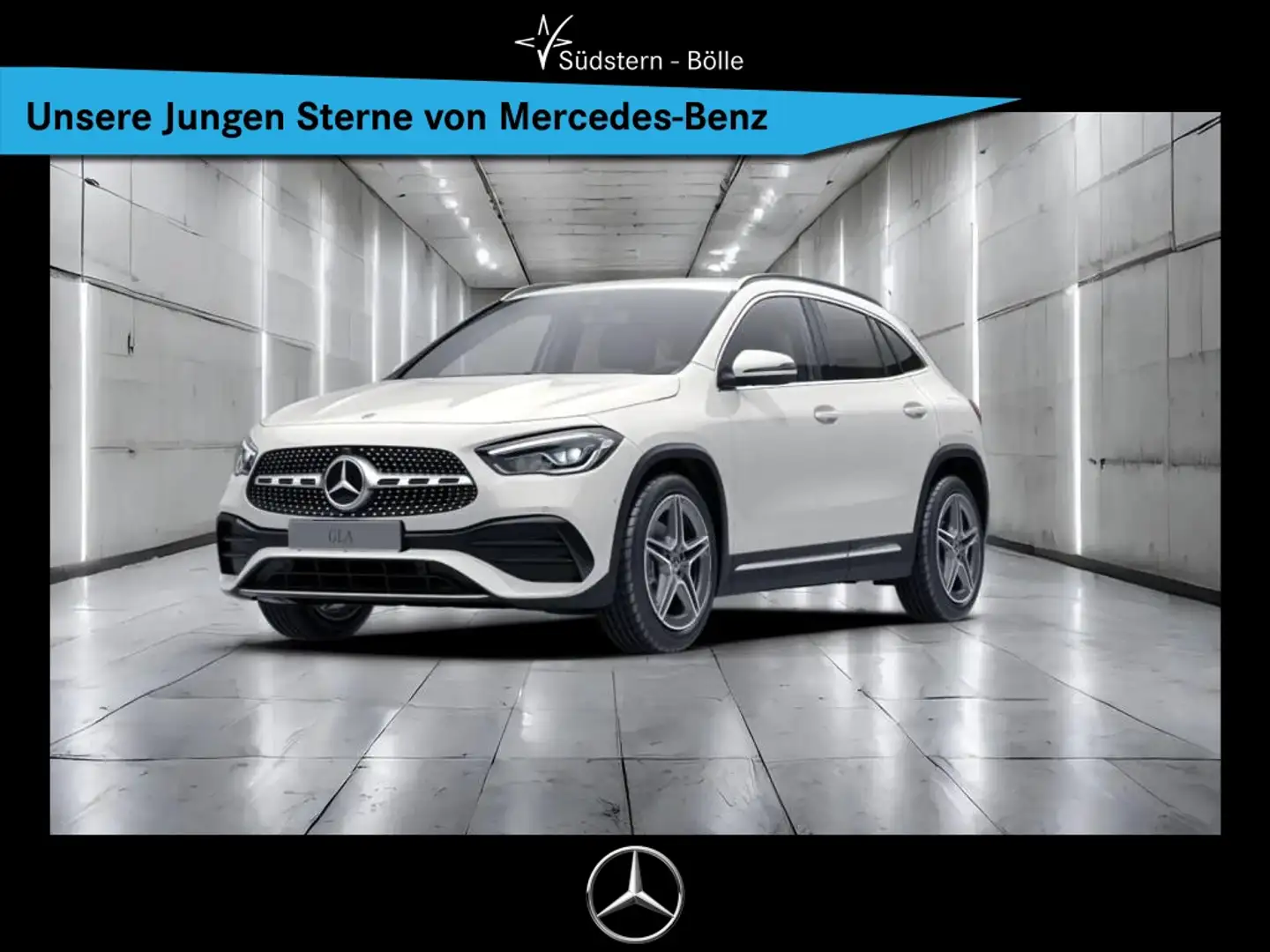 Mercedes-Benz GLA 200 AMG+AHK+EL.HECKKL.+KAM.+LED+AMBI+ADV.SOU Blanc - 1