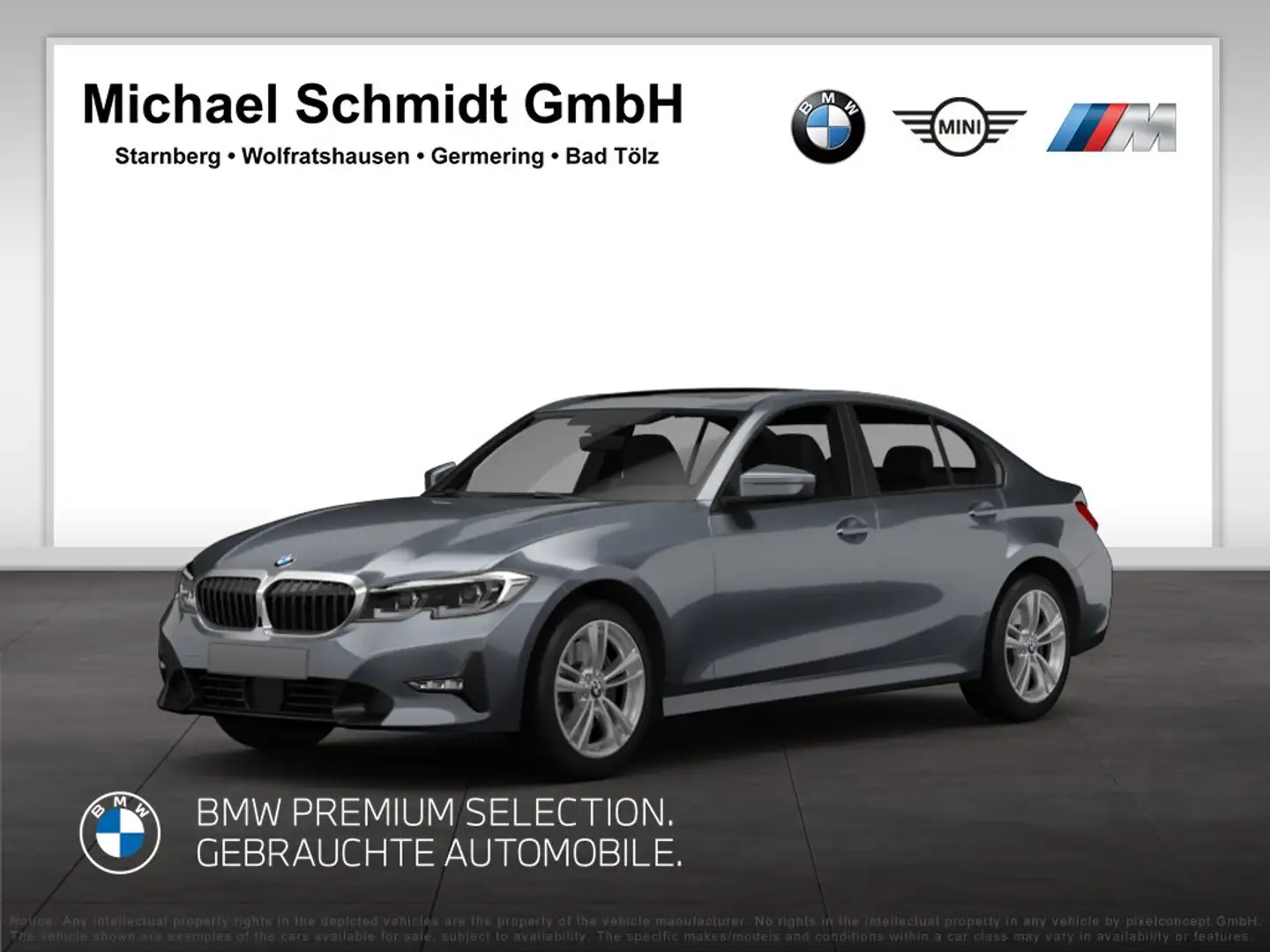 BMW 330 i Limousine*M Sportpaket*Head-Up*Hifi*Pano*DAB*WLA Grijs - 1
