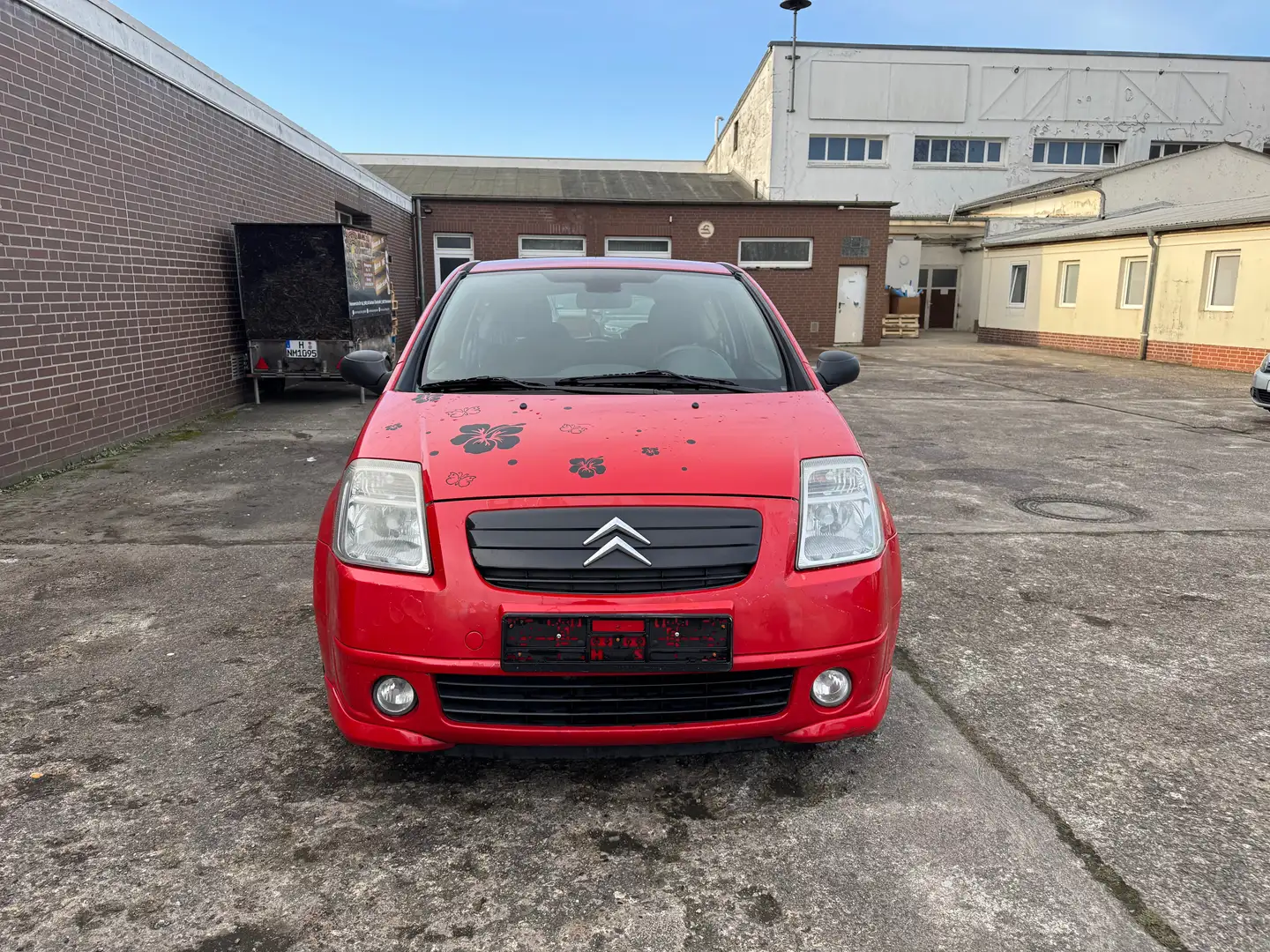 Citroen C2 1,4 VTR Plus Rojo - 2