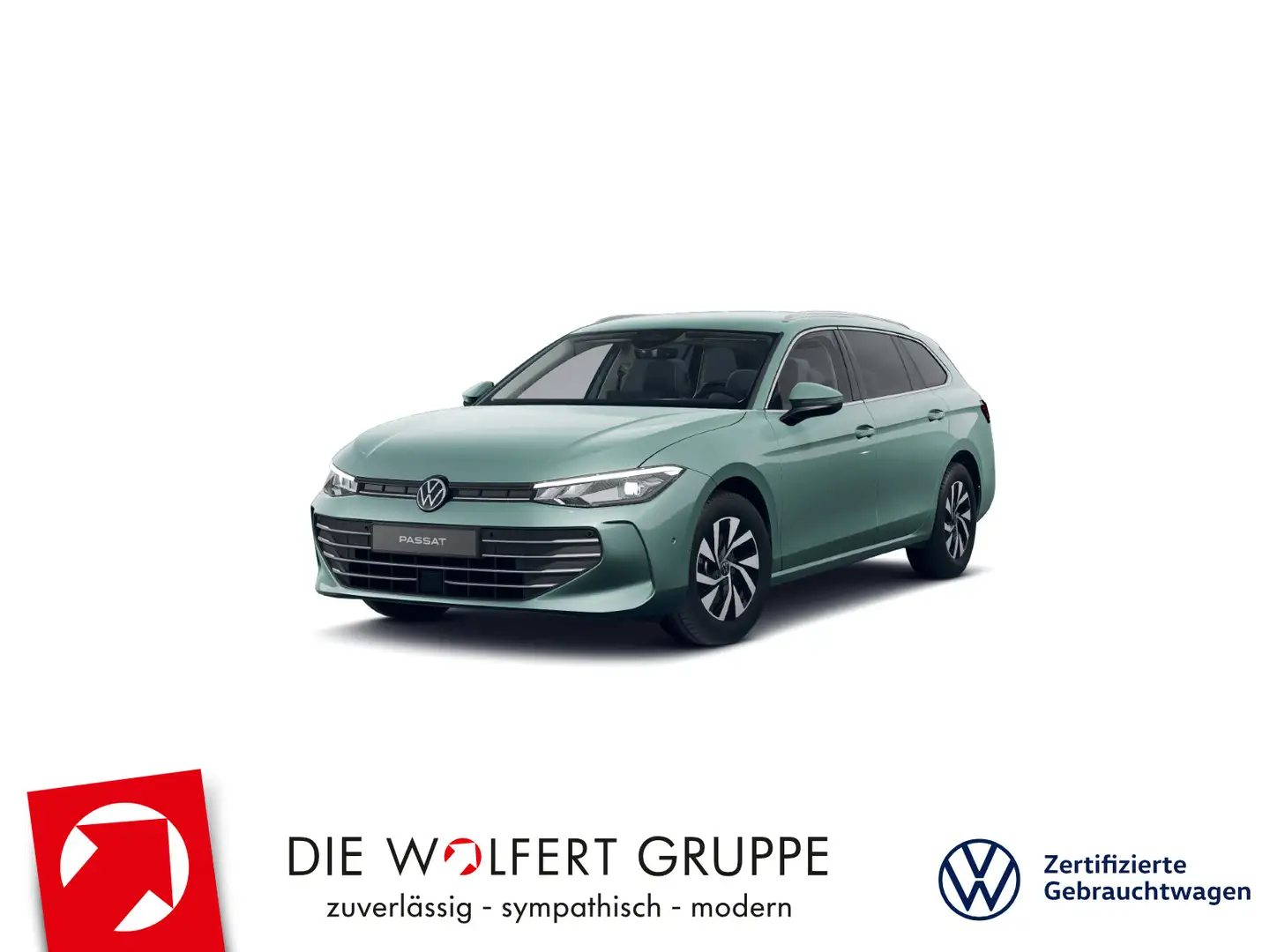 Volkswagen Passat Variant Passat Business 2.0 TDI DSG STHZG AHK RFK DCC NA Grün - 1
