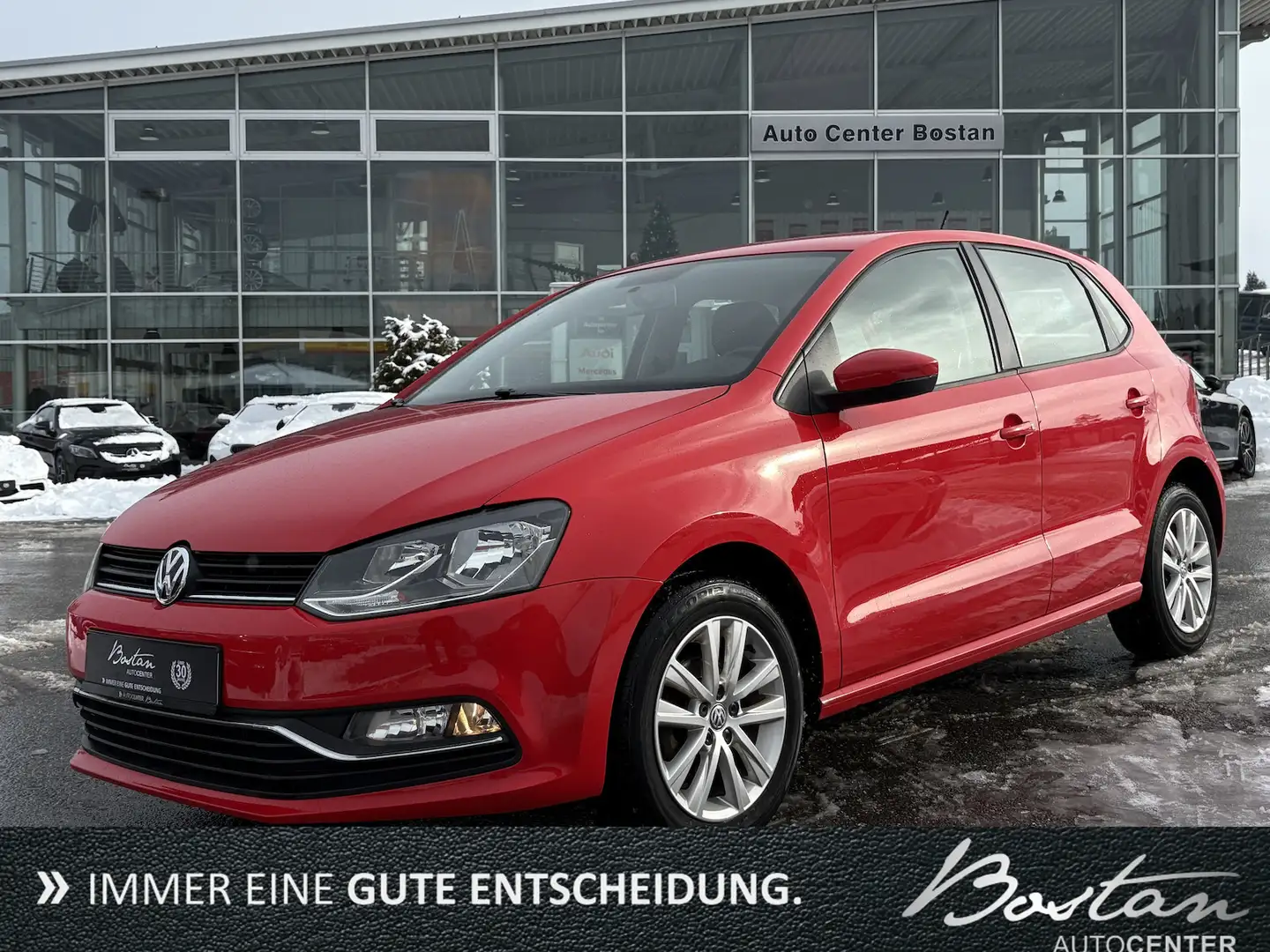 Volkswagen Polo 1.2 TSI COMFORTLINE BMT/START-STOPP/TEMPO. Rouge - 1