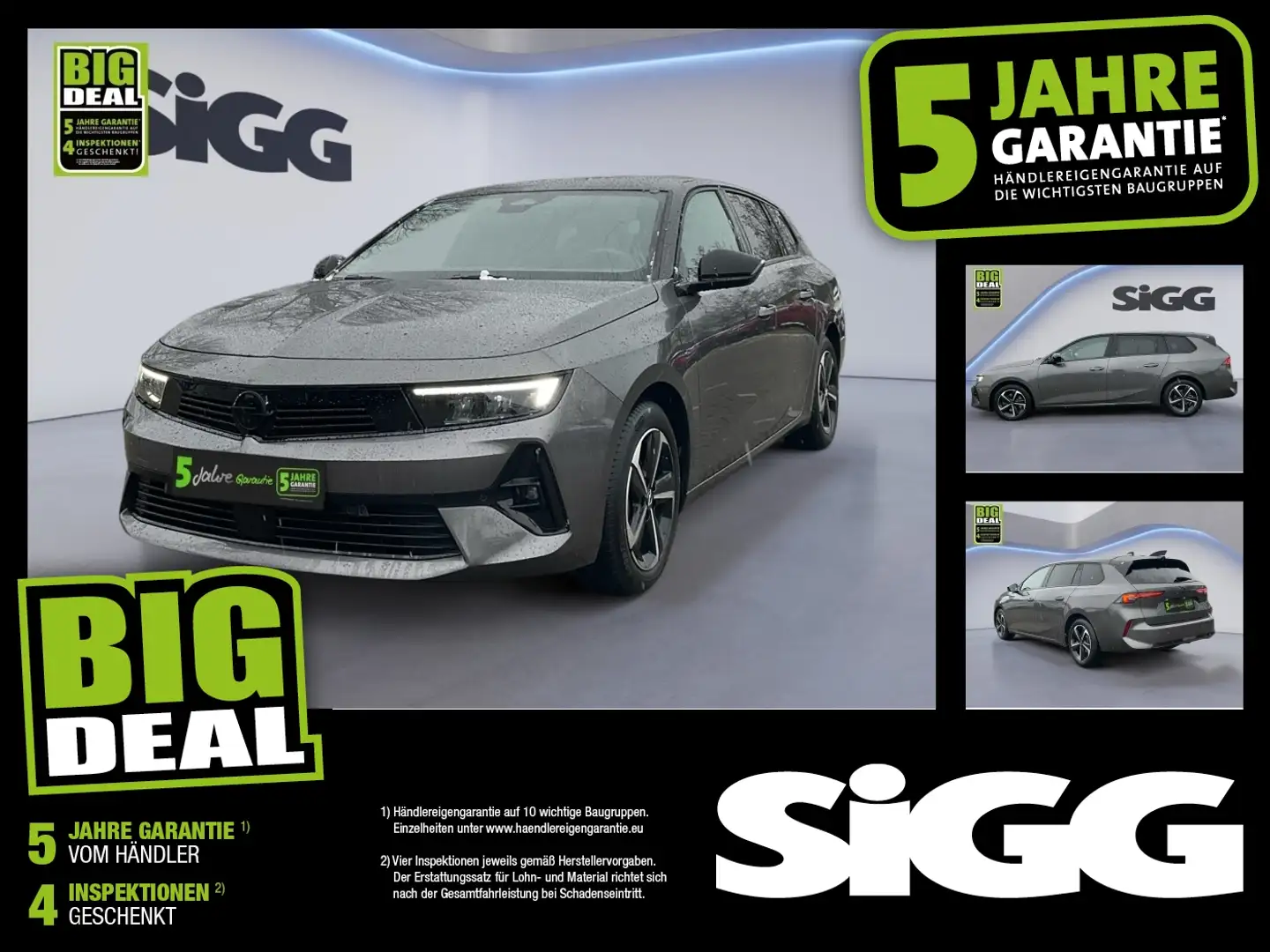 Opel Astra ST 1.2 GS Automatik °36O Kamera LED Grau - 1