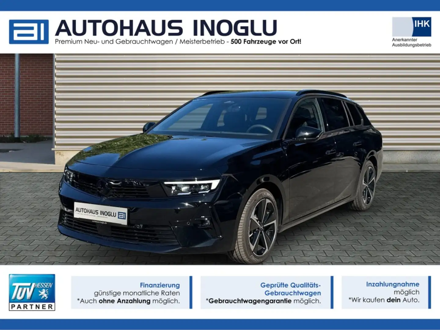 Opel Astra GS+360°Cam+AHK+Navi10+LED+ACC+Le Shz+AGR Negro - 1