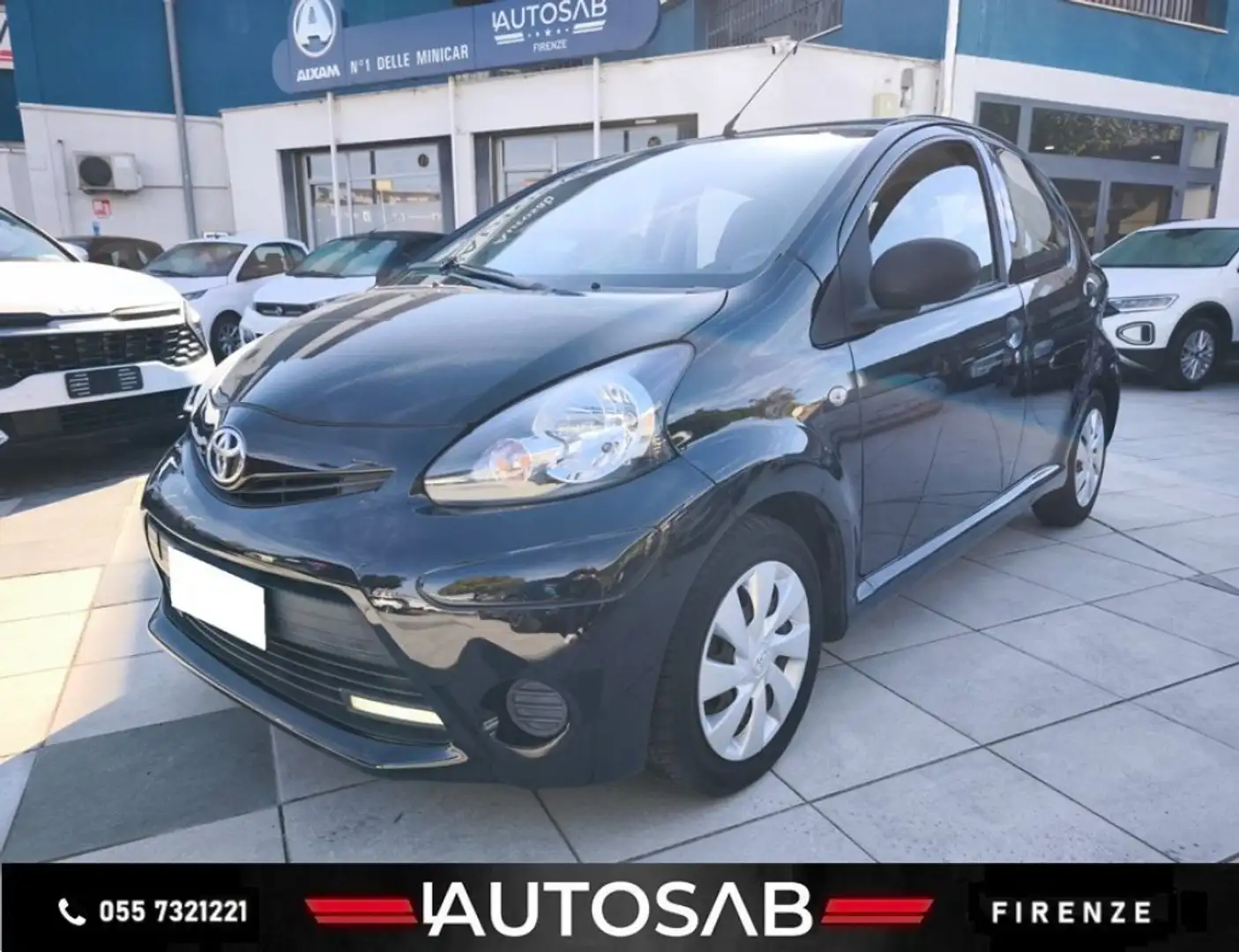 Toyota Aygo 1.0 12V VVT-i 5 Porte Lounge Navi Connect Nero - 1