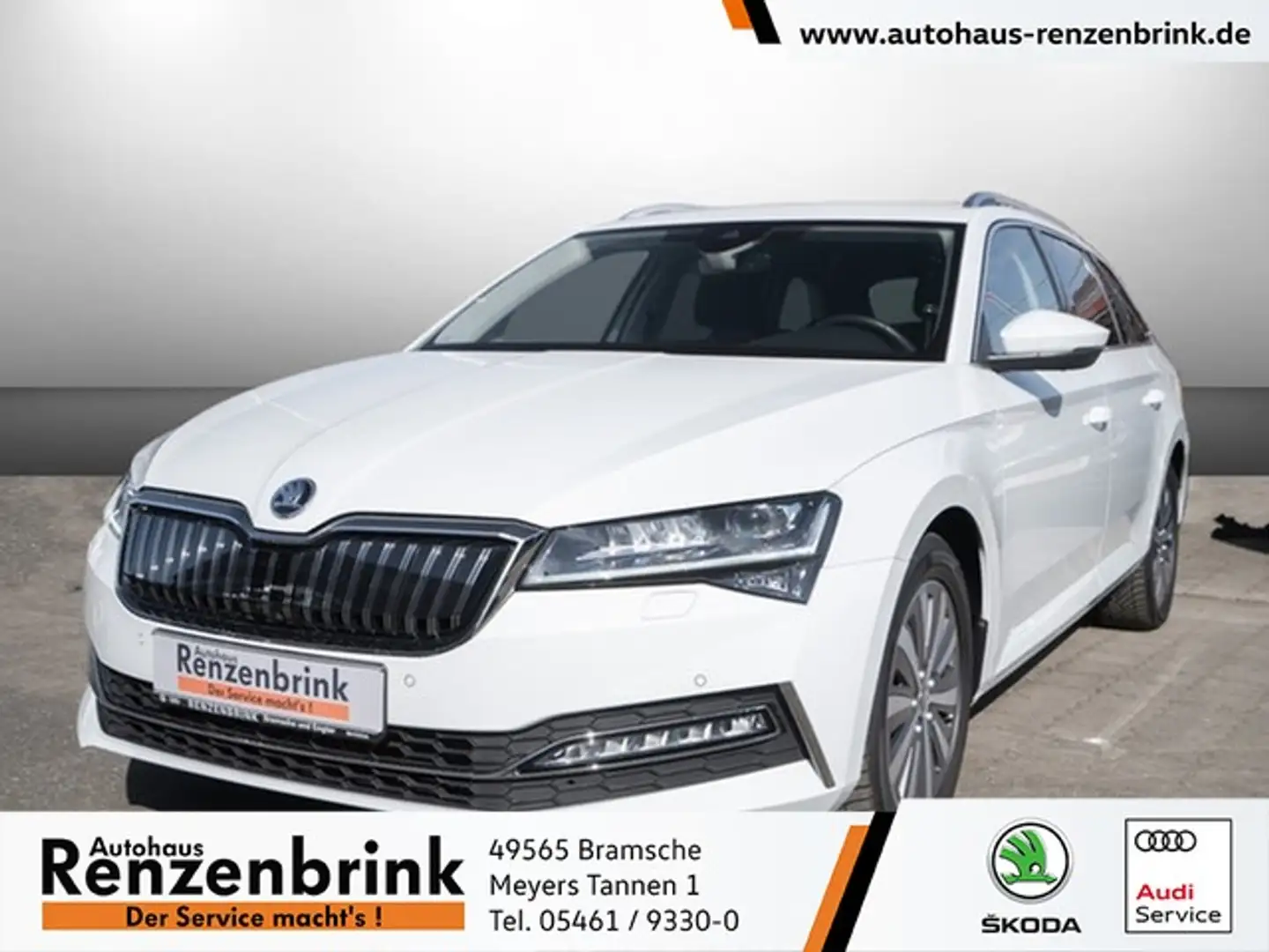 Skoda Superb Combi 1.4 iV Style DSG AHK*CANTON*360° Wit - 1