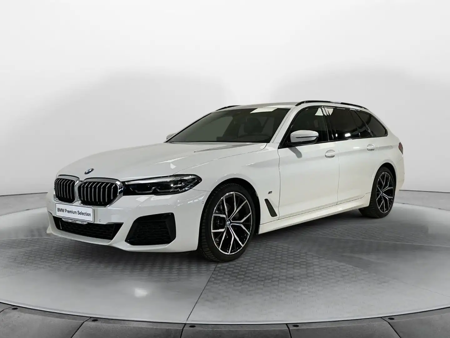 BMW 520 d 48V xDrive Touring Msport Bianco - 1