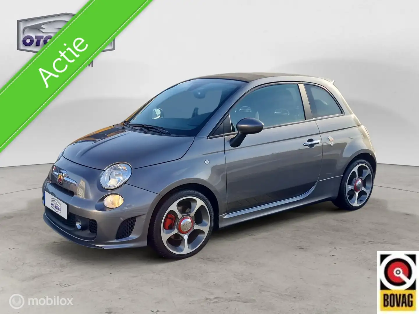 Abarth 595 1.4 T-Jet Cabrio Elaborabile Navigatie lichtmetale Gris - 1