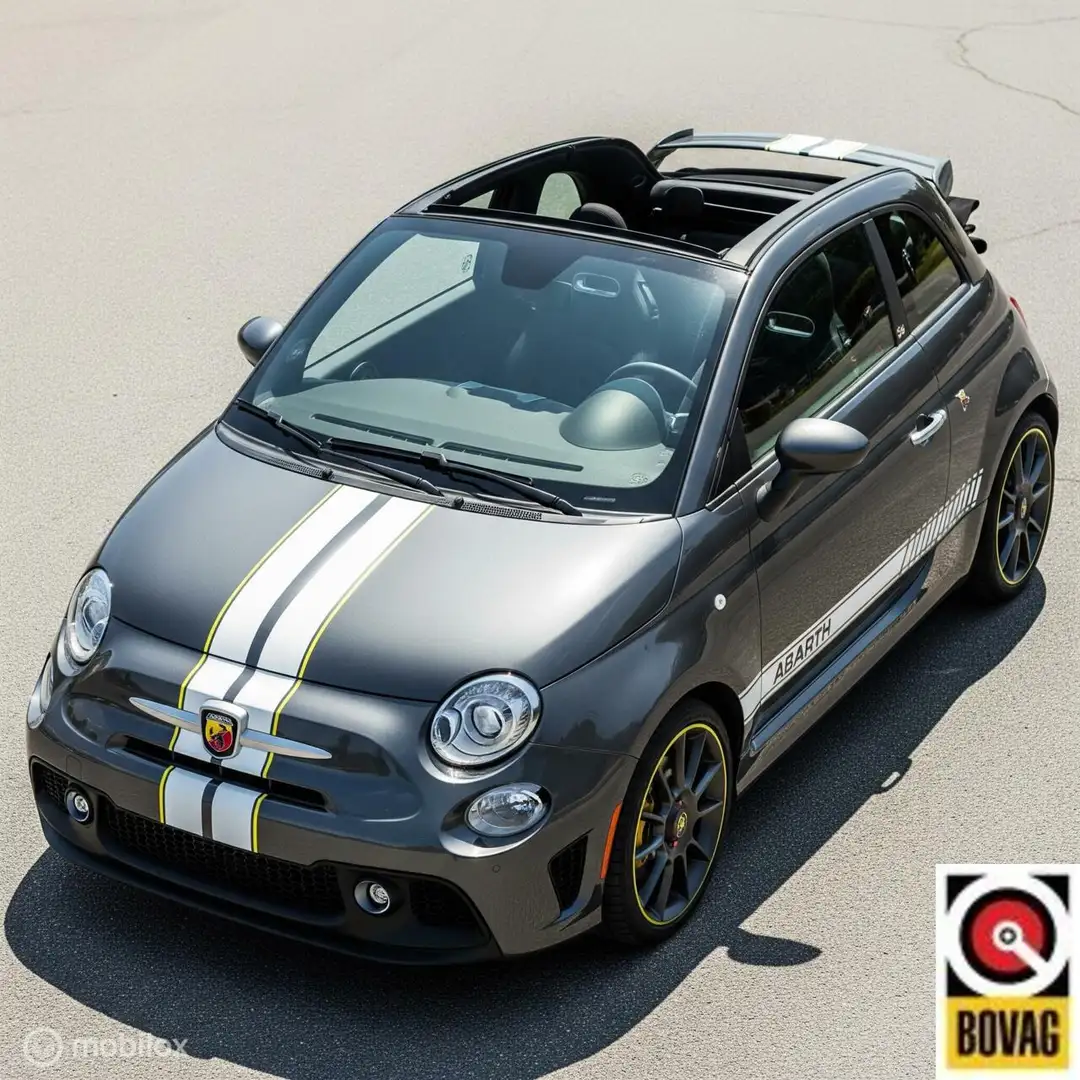 Abarth 595 1.4 T-Jet Cabrio Elaborabile Navigatie lichtmetale Gris - 2