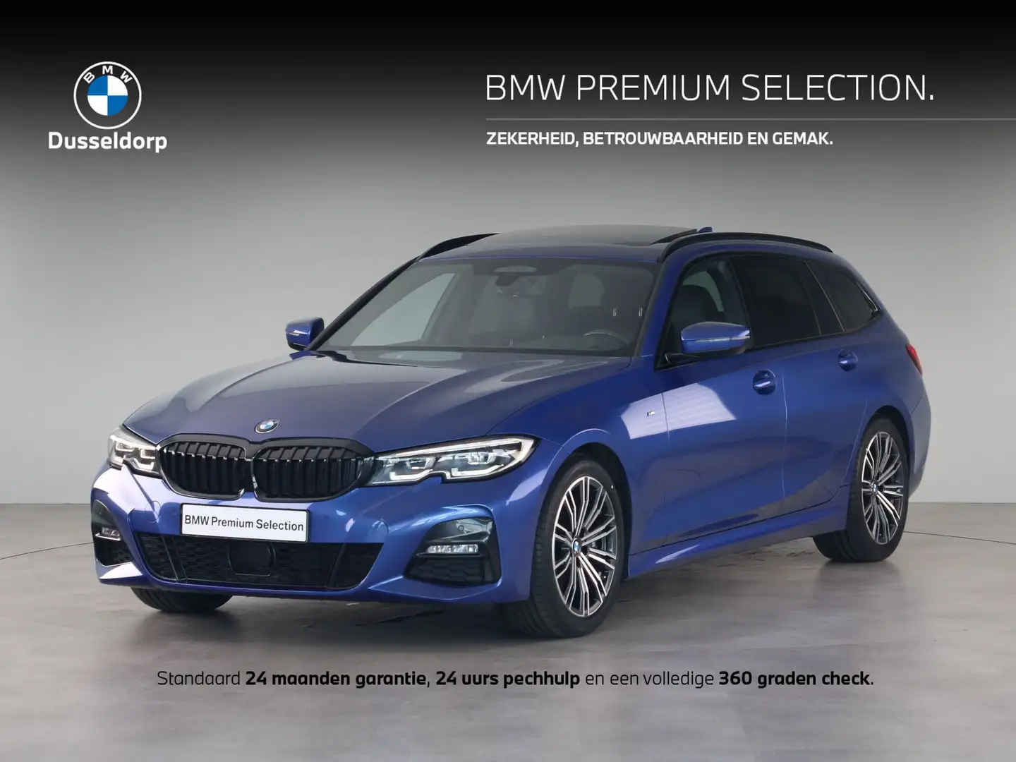 BMW 330 3 Serie Touring 330i High Executive Blauw - 1
