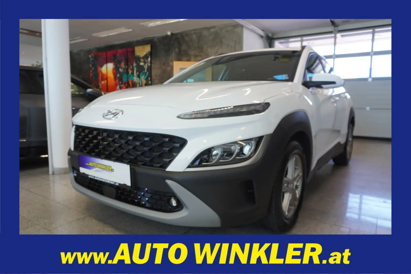 Hyundai KONA 1,0 Aut. LED/Navi/SHZ Weiß - 1