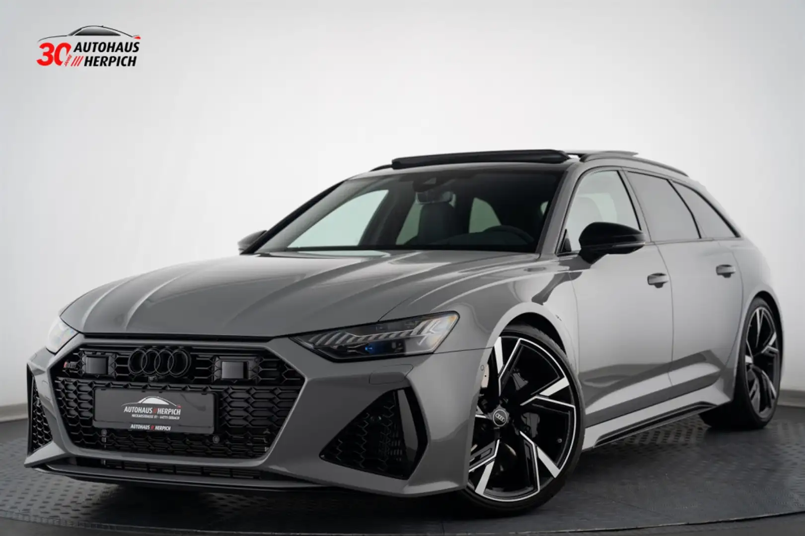 Audi RS6 4.0 TFSI quattro Pano Stand.Hz. B&O HuD AHK Gris - 1