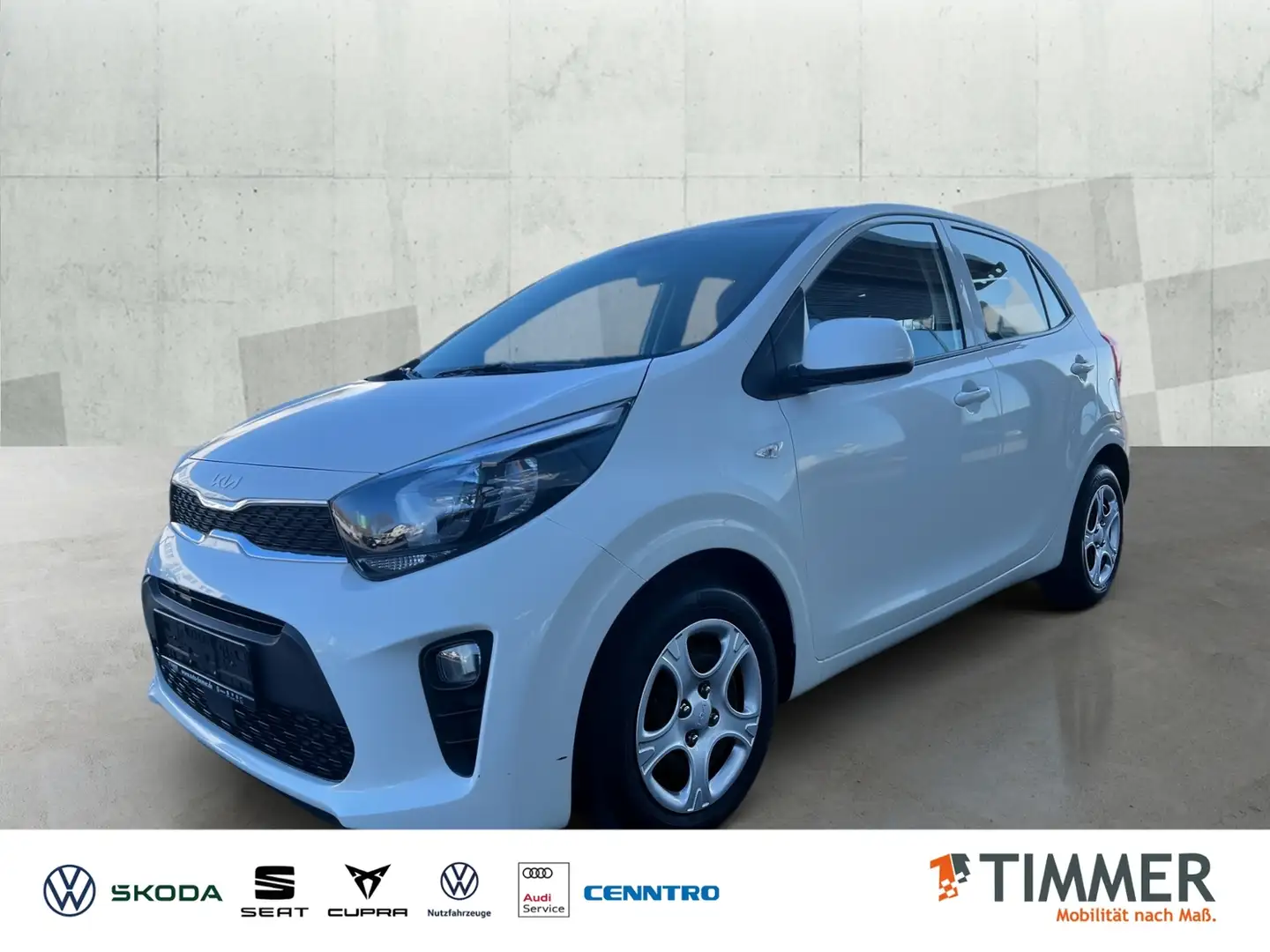 Kia Picanto Edition 7 *SHZ*7 Jahre Garantie*Lenkradheizung*Bl Weiß - 1
