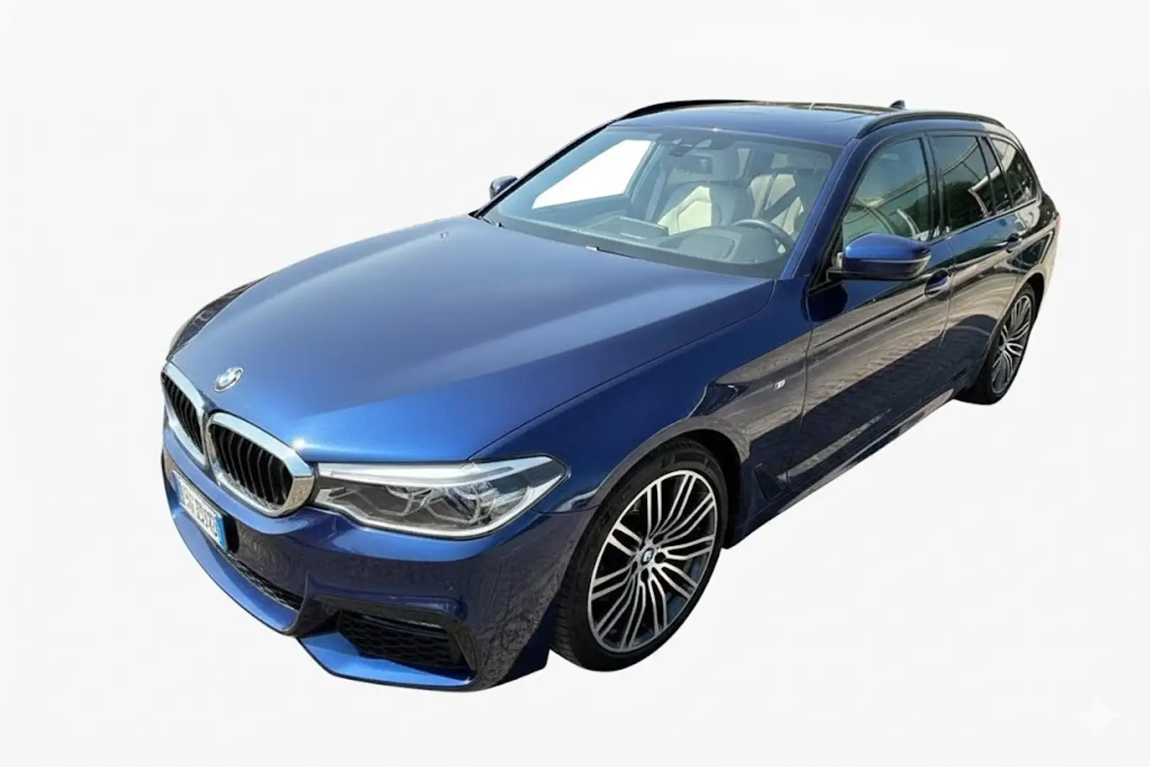 BMW 530 530d xDrive 249CV Touring Msport Bleu - 1