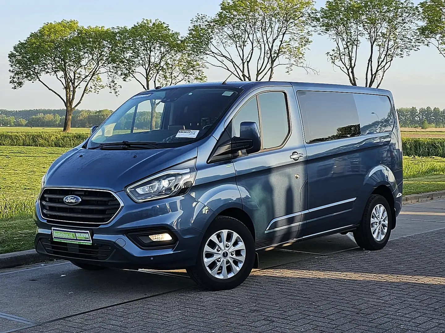 Ford Transit Custom 2.0 L1H1 DUB.CAB Autom! Blauw - 2