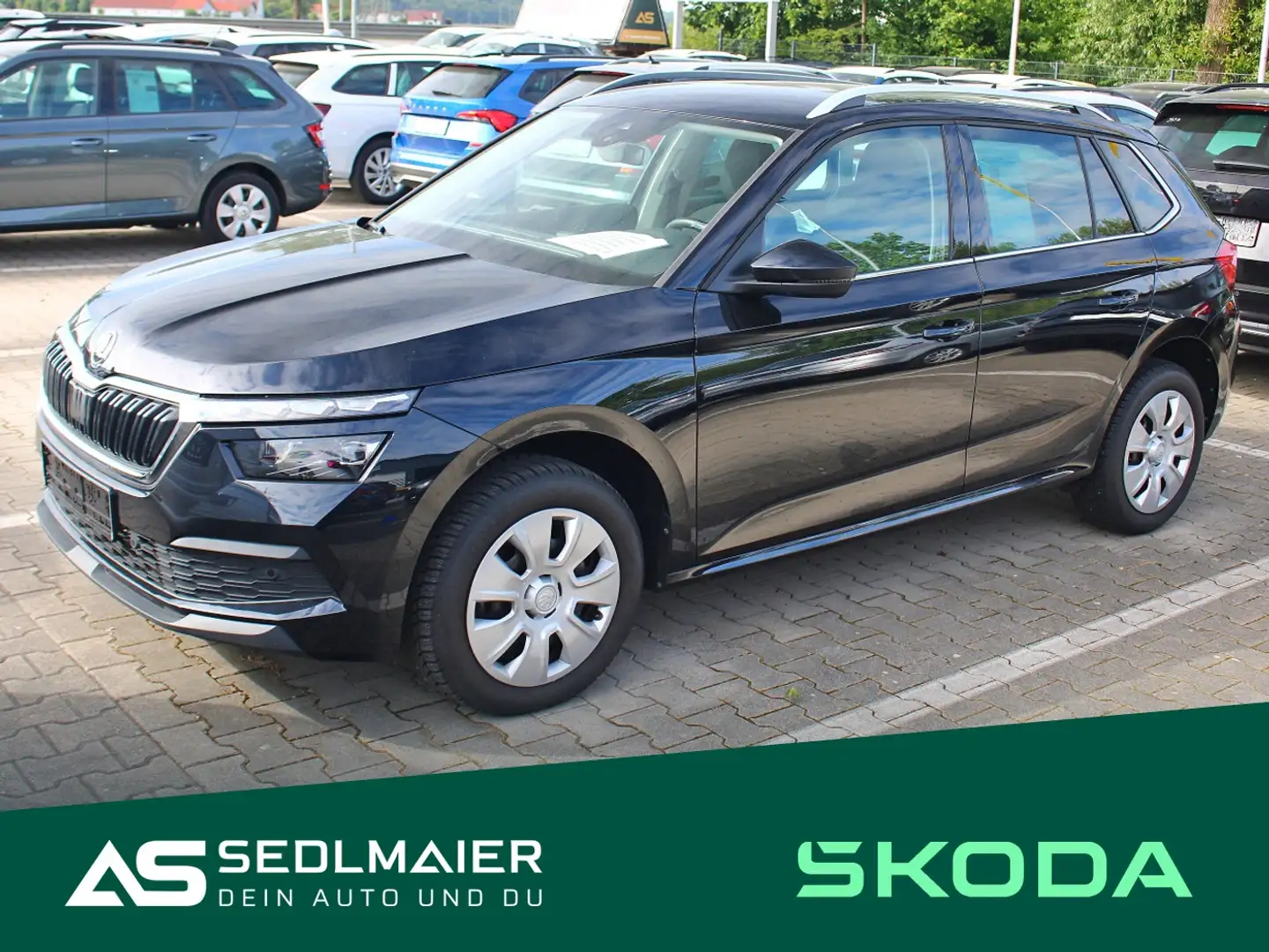 Skoda Kamiq 1.6 TDI Style WSS+SHz|ACC|RCam|LED|NAV|APP Schwarz - 2