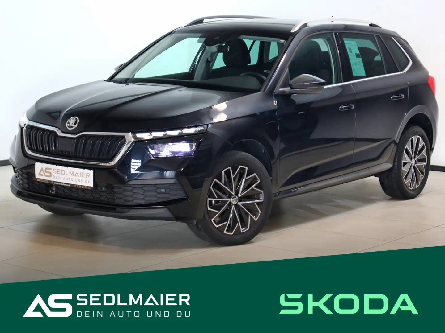 Skoda Kamiq 1.6 TDI Style WSS+SHz|ACC|RCam|LED|NAV|APP Schwarz - 2