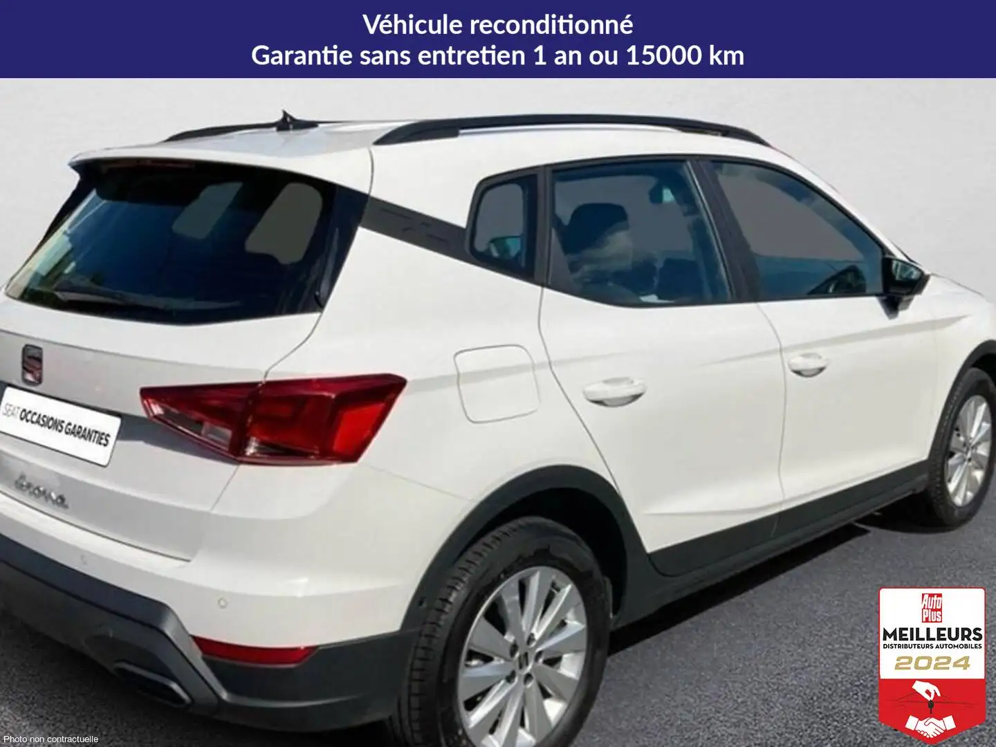 SEAT Arona 1.0 tsi 110 ch start/stop dsg7 style Blanc - 2
