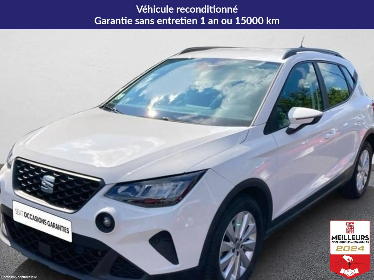 SEAT Arona 1.0 tsi 110 ch start/stop dsg7 style Blanc - 1
