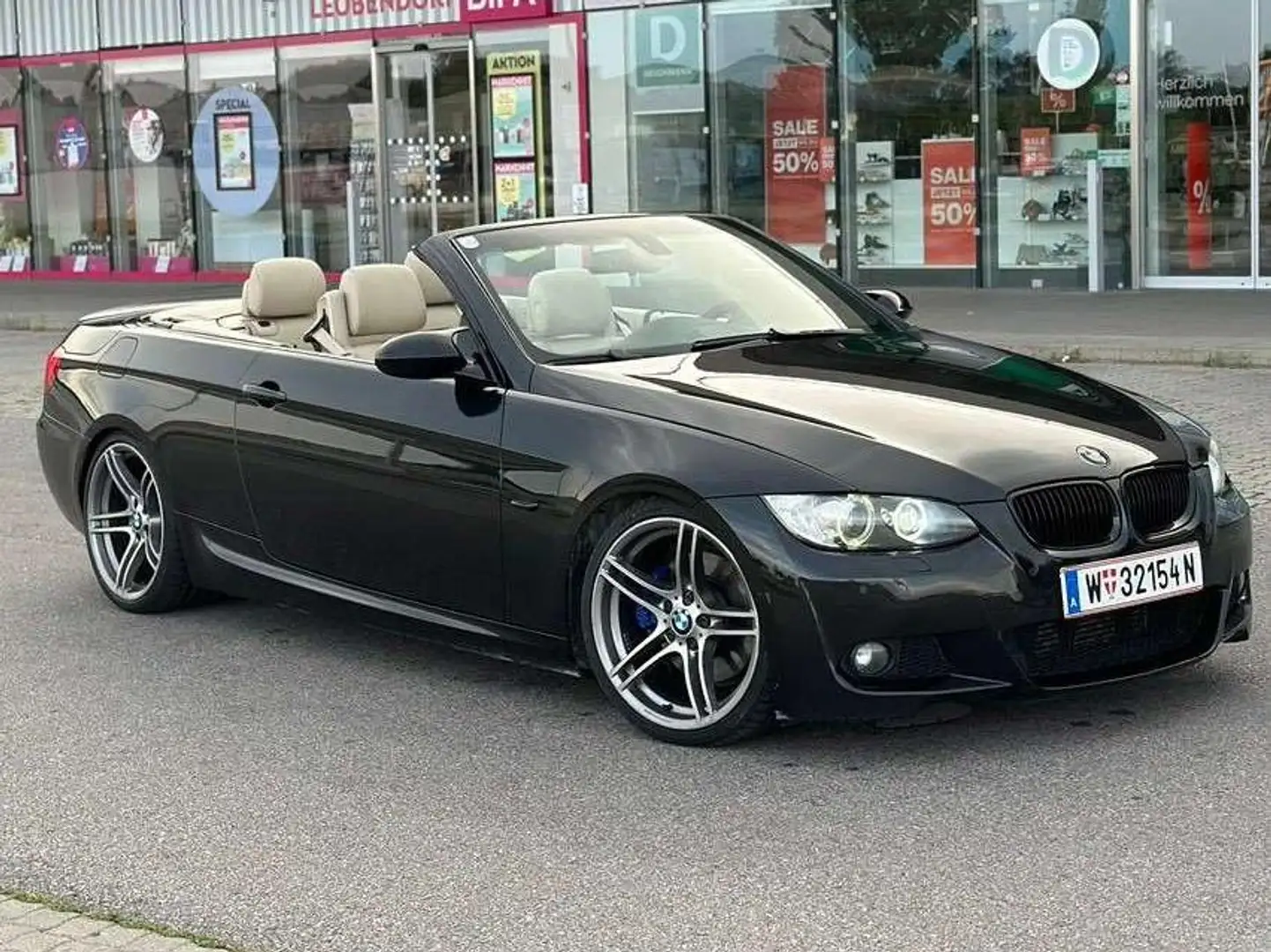 BMW 325 325d Cabrio Schwarz - 1