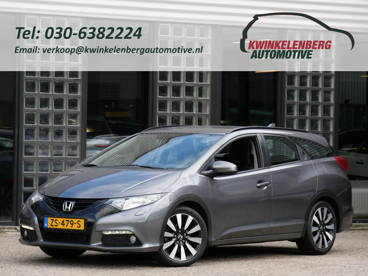 Honda Civic TOURER 1.8 SPORT/ CAMERA/ TREKHAAK/ ADAPTIEF DEMPE Grigio - 1
