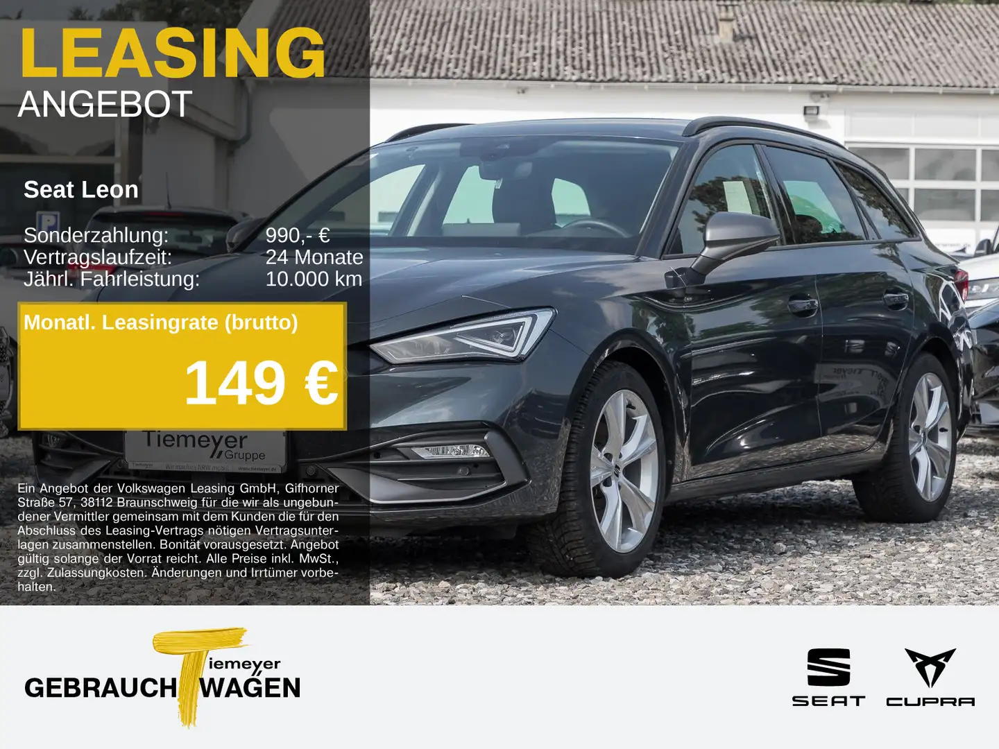 SEAT Leon Sportstourer 1.5 eTSI DSG FR MOD-2025 MATRI Grau - 1
