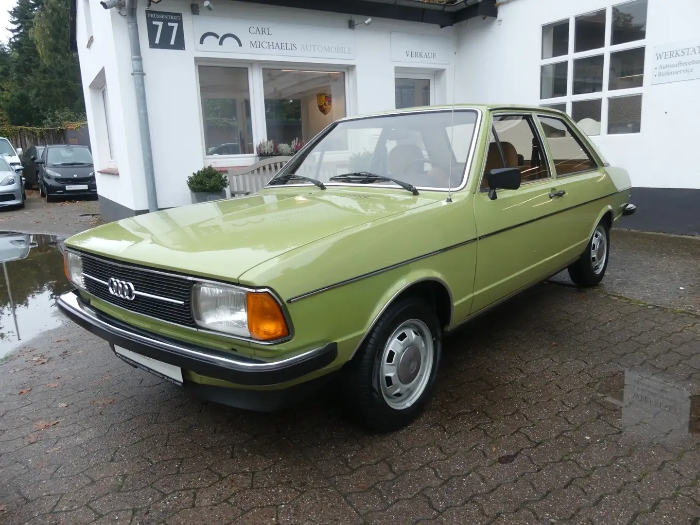 Audi 80 LS COUPE, 2. Hd., orig.89.800 km, EINZELSTÜCK Green - 1