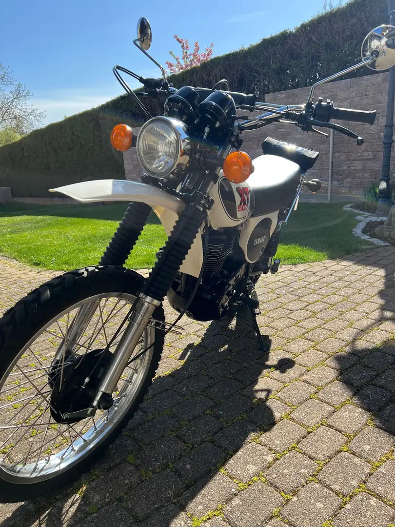 Yamaha XT 500 Weiß - 1