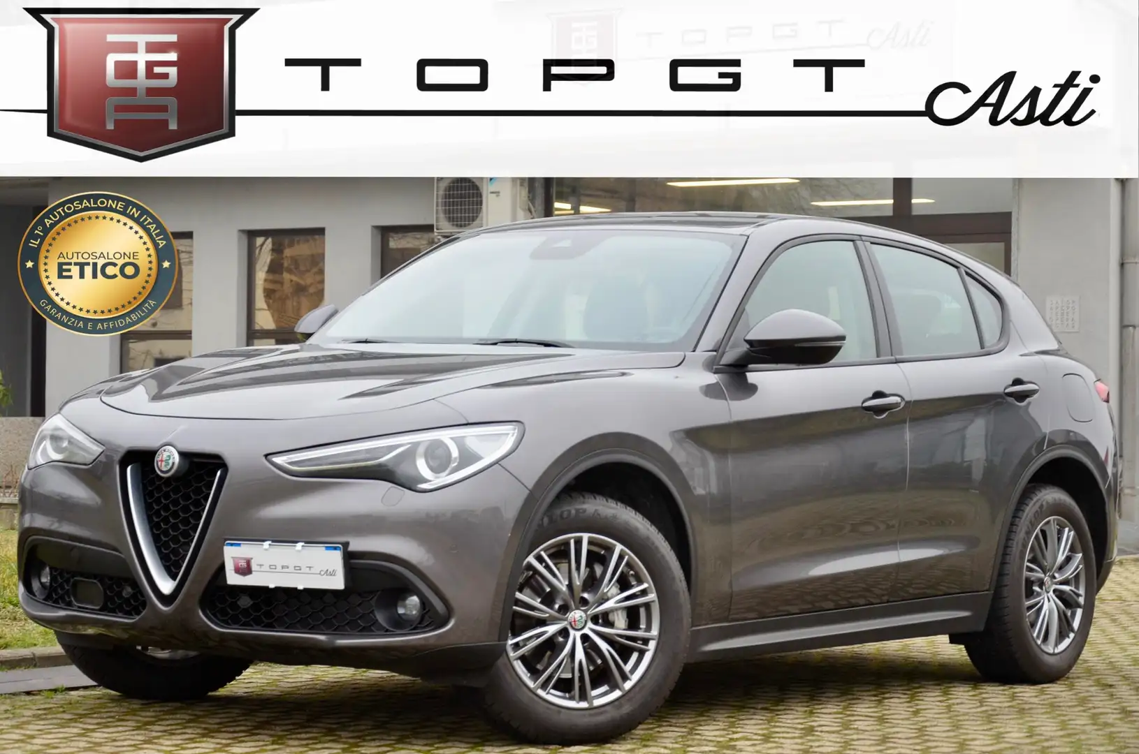 Alfa Romeo Stelvio 2.2 t Q4 180cv auto UFF ITALIANA , PERMUTE Grigio - 1