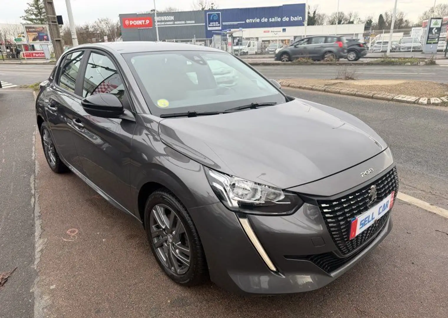 Peugeot 208 1.5 bluehdi 100ch Active Pack 2022 Gris - 2