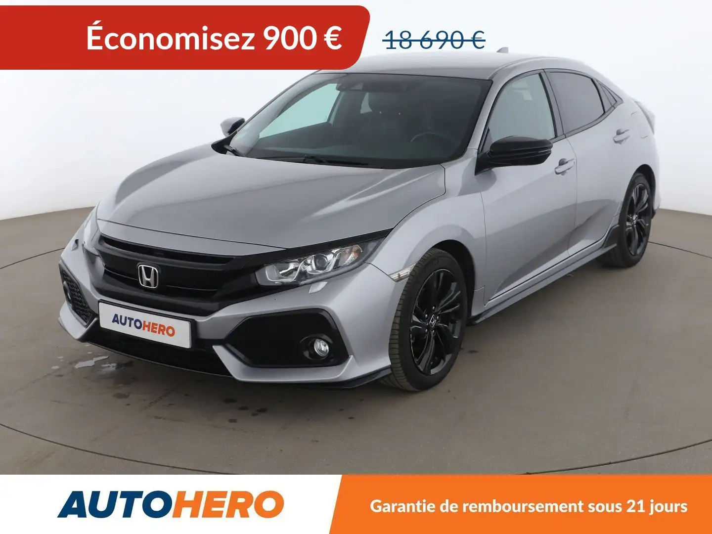 Honda Civic 1.0 i-VTEC Dynamic Limited Edition Gris - 1