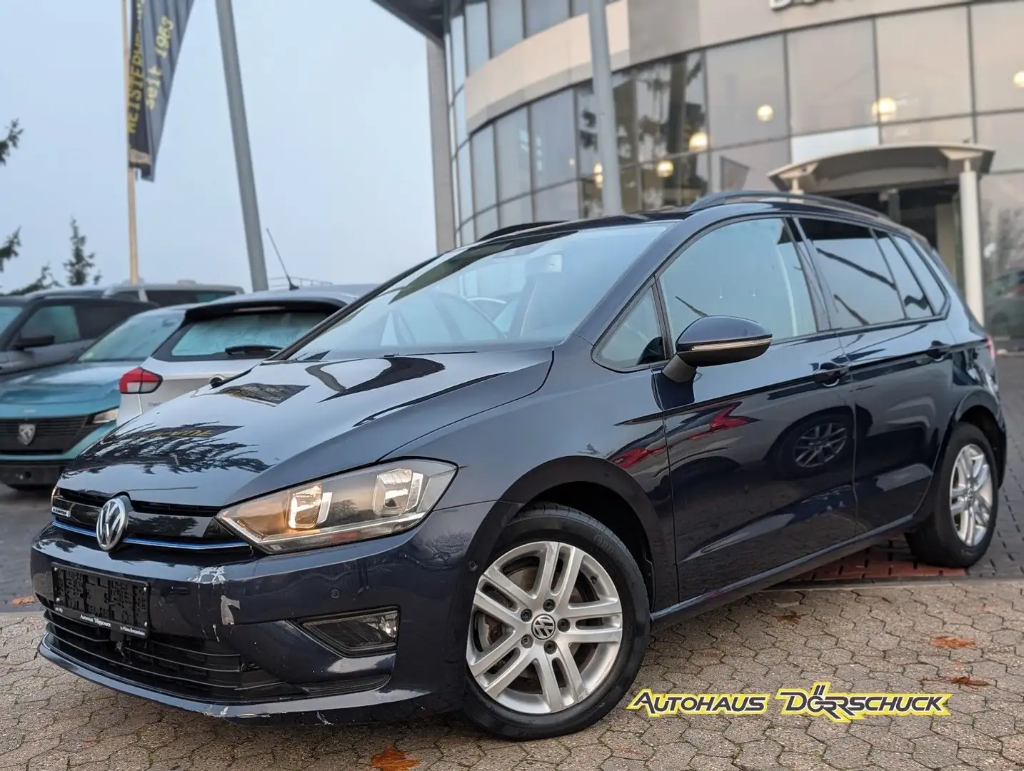 Volkswagen Golf Sportsvan Trendline*PANO*AHK*NAVI*ACC*DSG Azul - 1