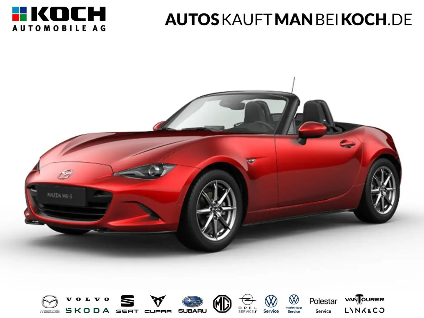 Mazda MX-5 1.5 SKYACTIV-G 132 Exclusive-Line (EURO 6e) Rot - 1