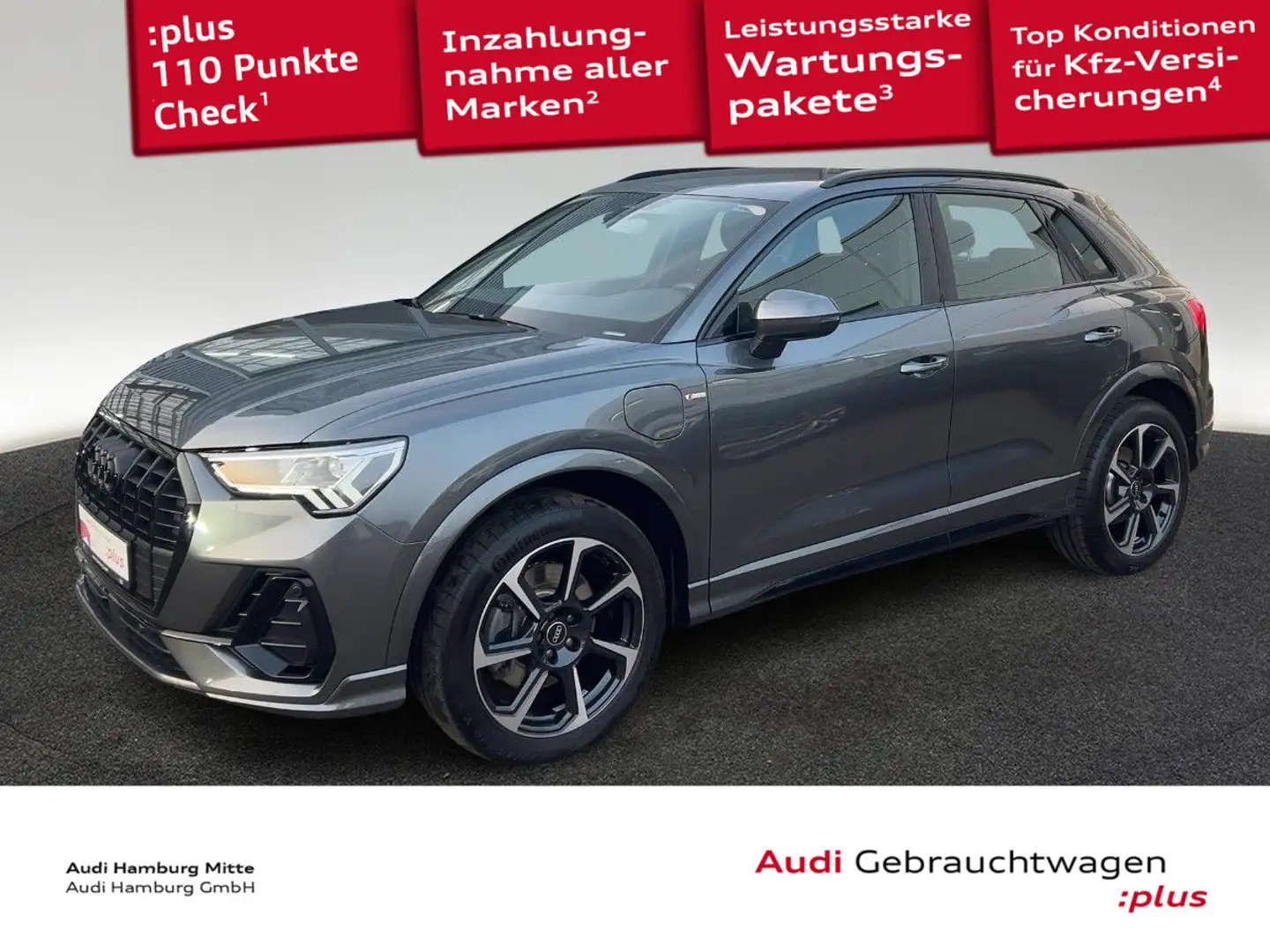 Audi Q3 45 TFSI e S line S tronic LED Navi virtual Grau - 1