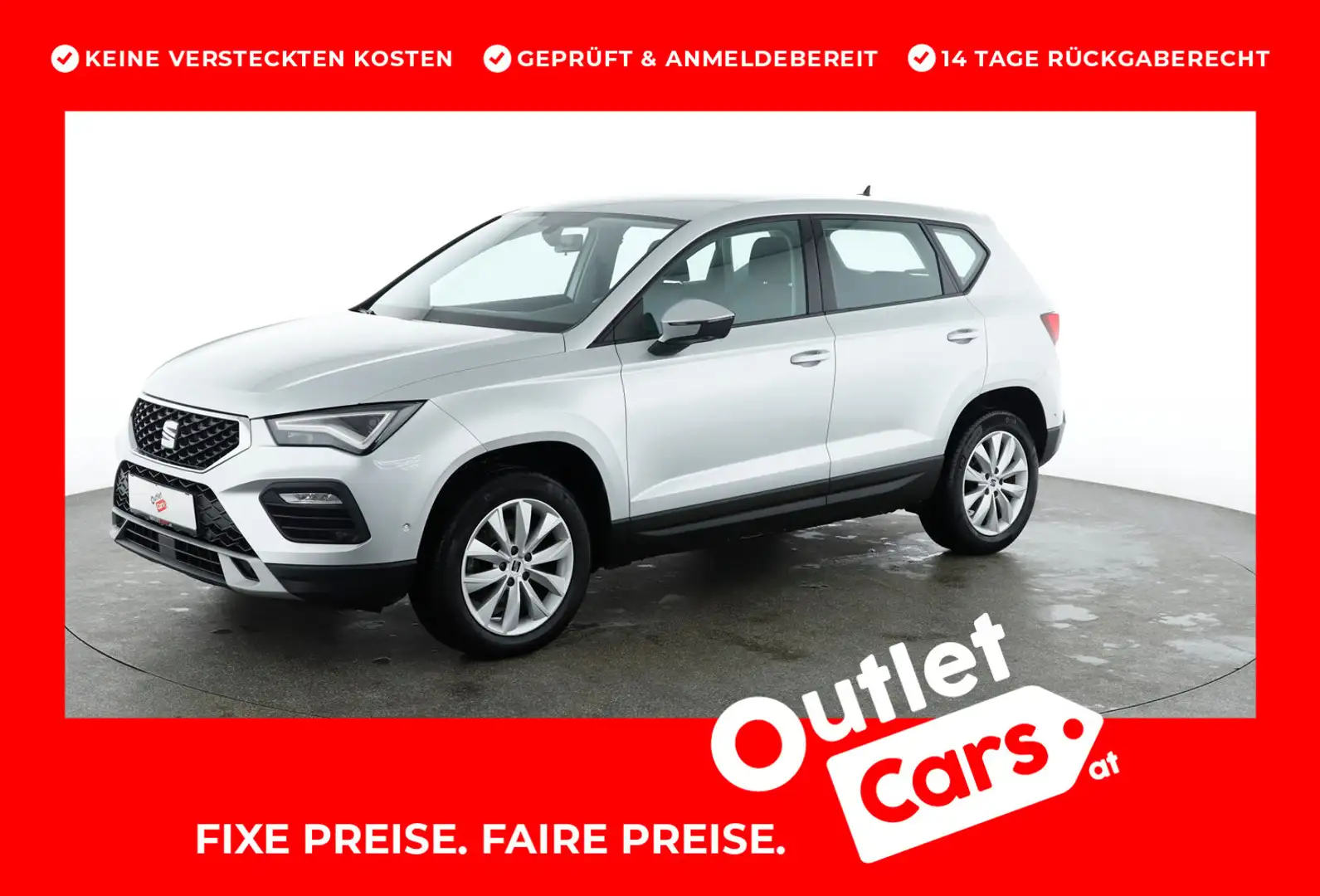 SEAT Ateca Style 2.0 TDI Silber - 1