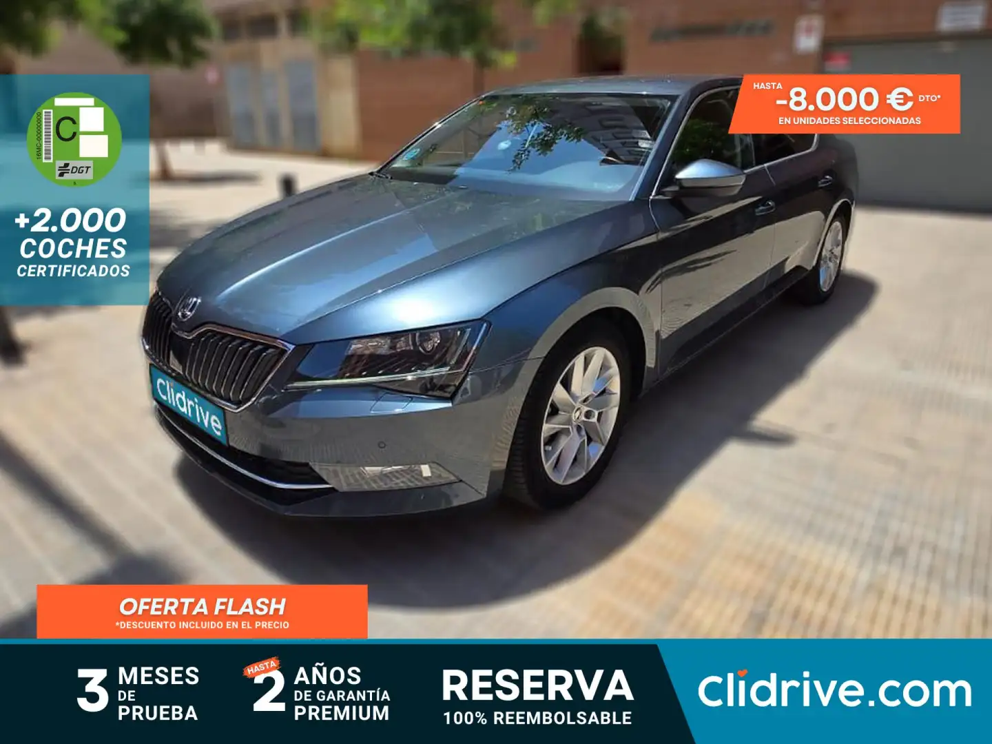 Skoda Superb 2.0TDI AdBlue Ambition DSG7 110kW Gris - 1
