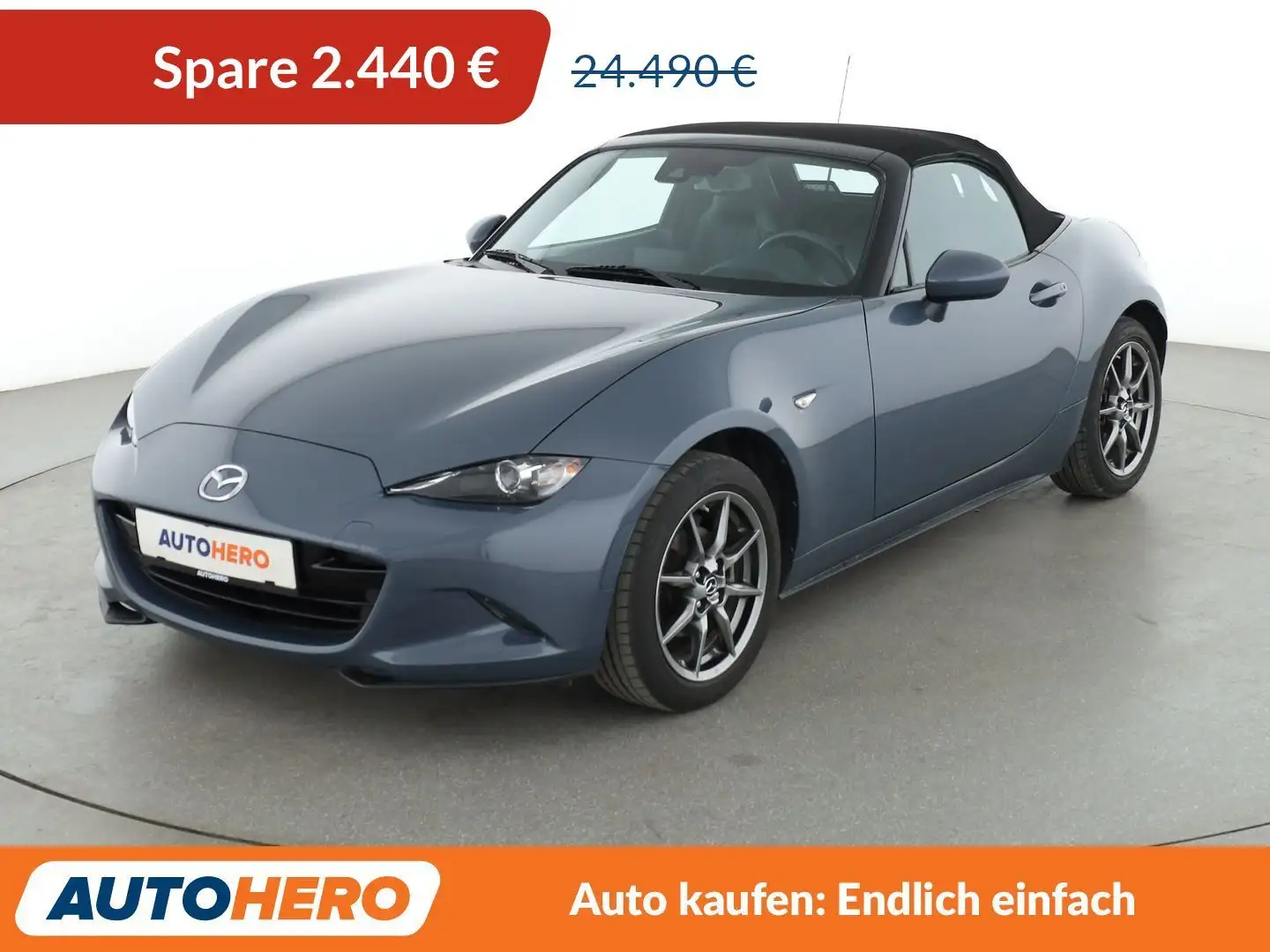 Mazda MX-5 1.5 Selection *NAVI*LED*CAM*TEMPO*ALU* Grau - 1
