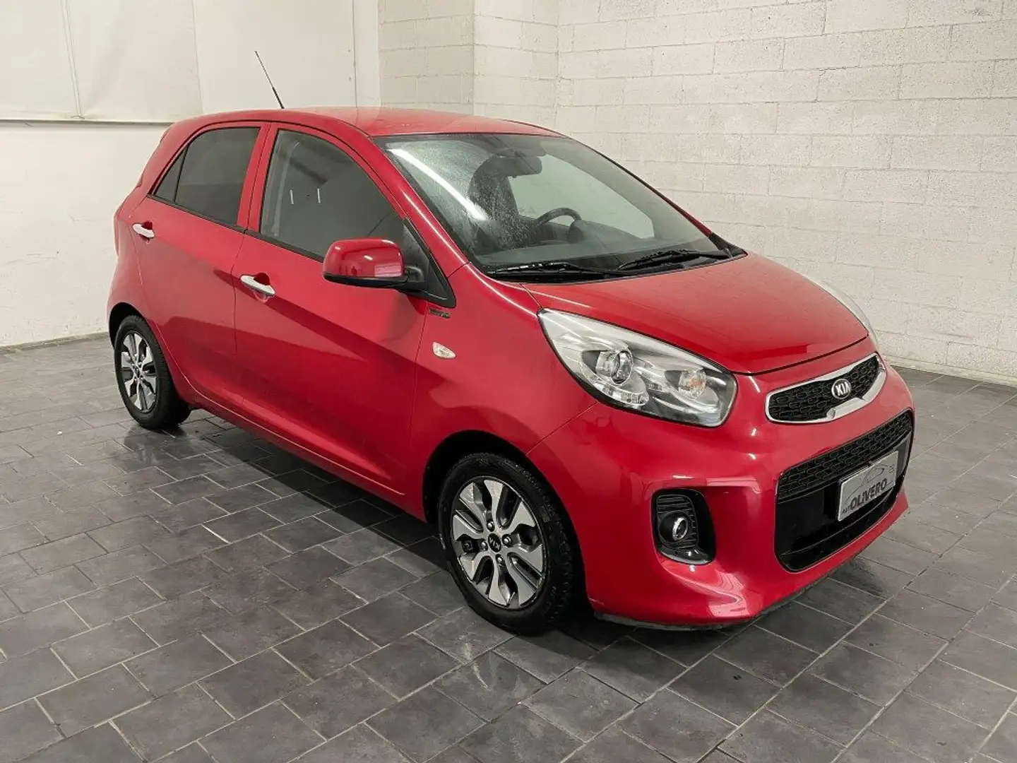 Kia Picanto 1.0 12V 66cv 5 porte Techno Glam-UNIPRO Rosso - 1