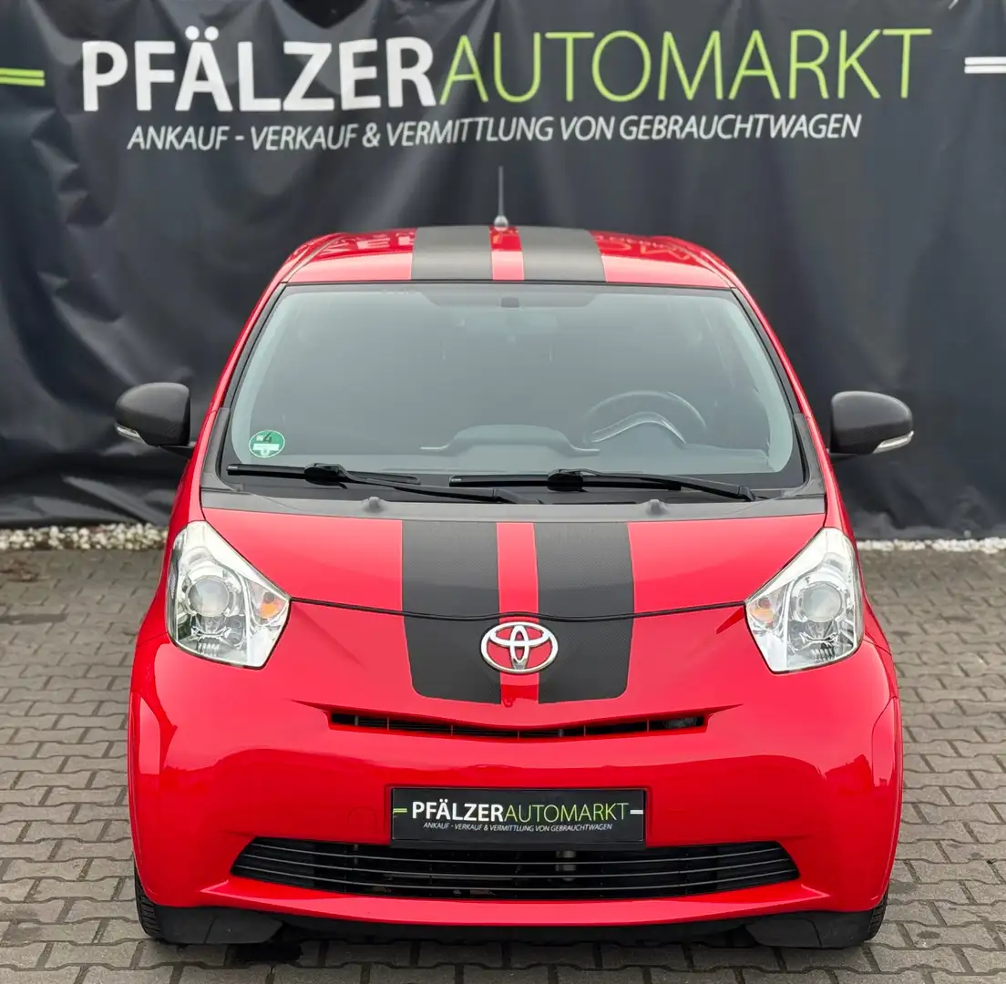 Toyota iQ 59.000 km 4-sitzer 8-fach bereift Klima Inspektion Rot - 2