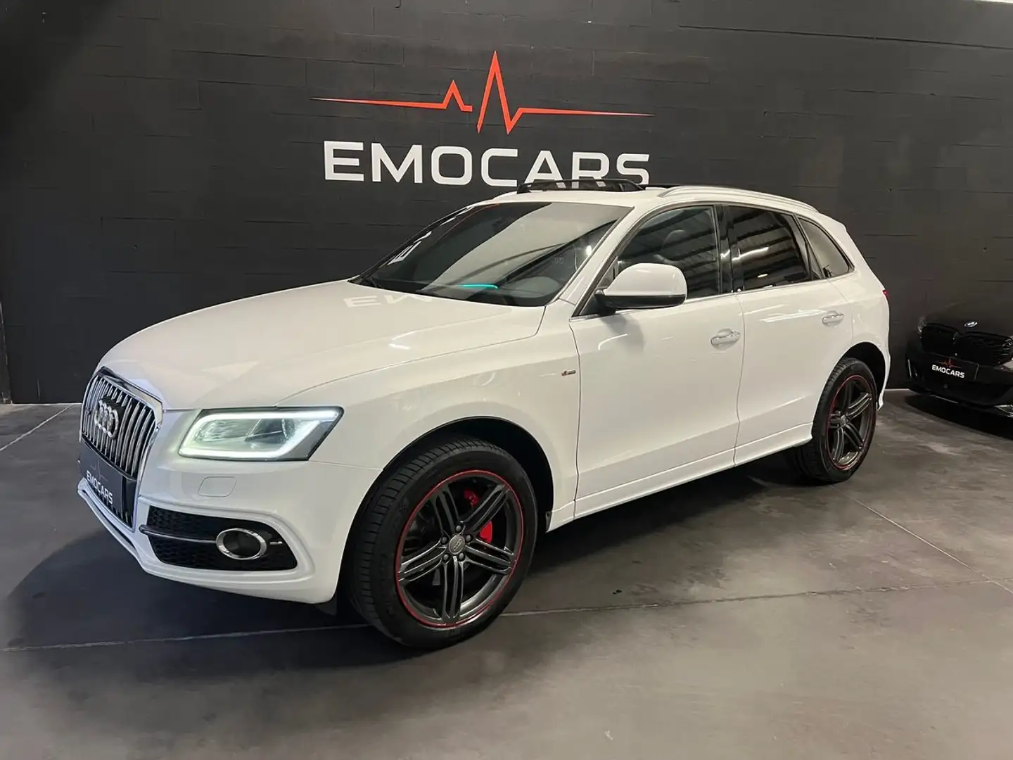 Audi Q5 3.0 TDi CLEAN DIESEL 258 S-Line Blanc - 2