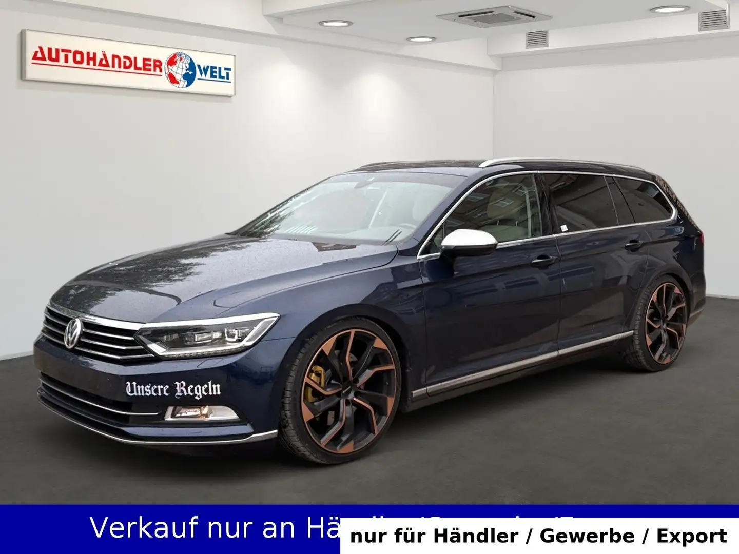 Volkswagen Passat Variant Passat Kombi 2.0 TDI Highline 4 Motion DSG LED Bleu - 1