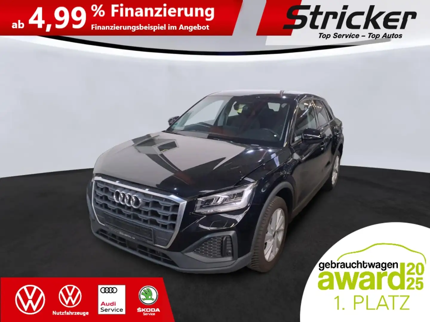 Audi Q2 35 1.5TFSI DSG 285,-ohne Anzahlung Kamera Sitzhei Schwarz - 2